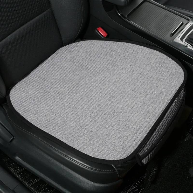 CVZXSDWLL Auto Sitzbezug Kissen Pad Für SUV LKW Autos Seat Protector Auto Sitzkissen Auto Zubehör Auto Kissen Automobil Innen Schonbezug Autositz(Gray,Single Front seat Bottom) von CVZXSDWLL