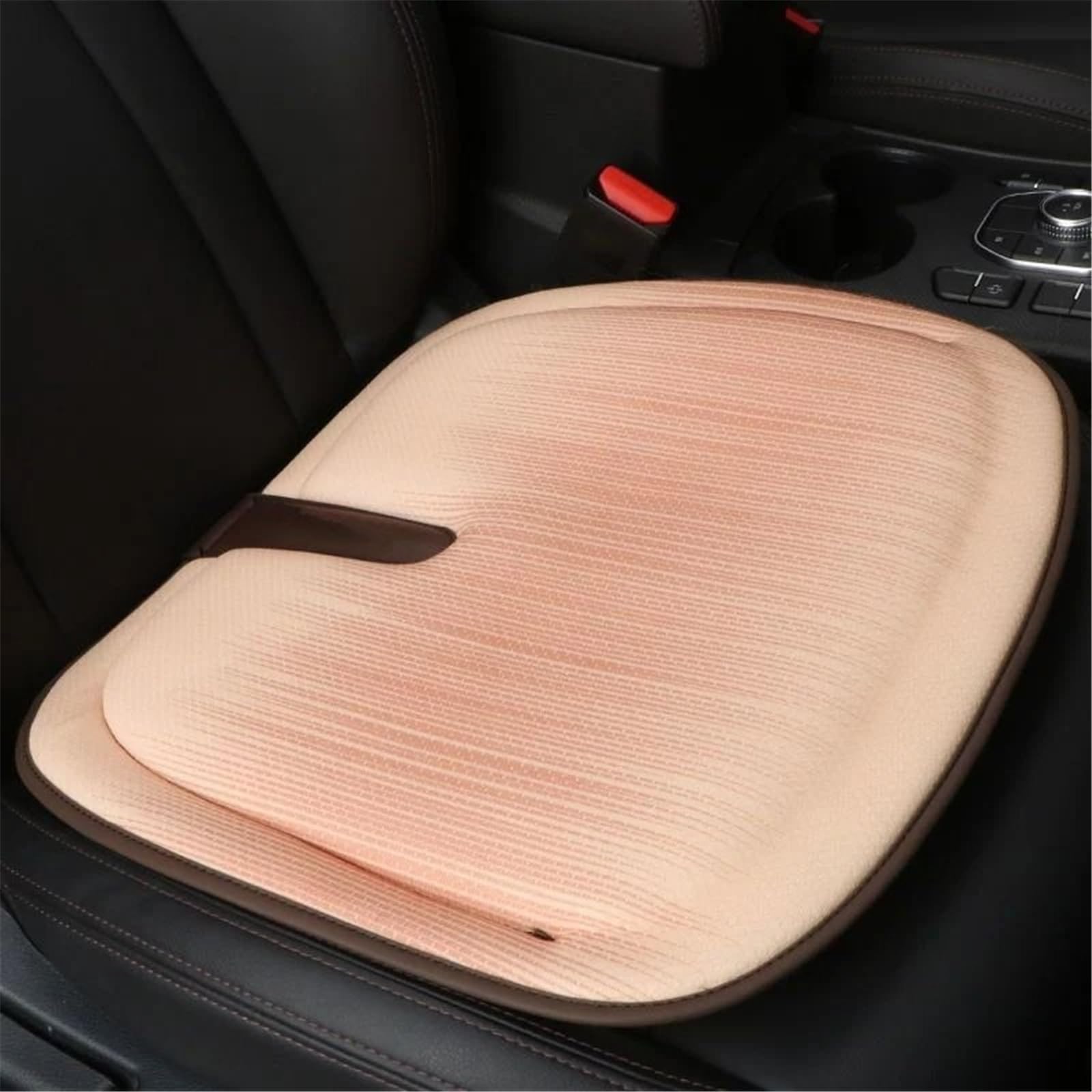 CVZXSDWLL Auto Sitzkissen Pad Matte Universal Auto Sitzbezüge Zubehör Automobil Innen Auto Sitz Schutz Pads Schonbezug Autositz(Beige) von CVZXSDWLL