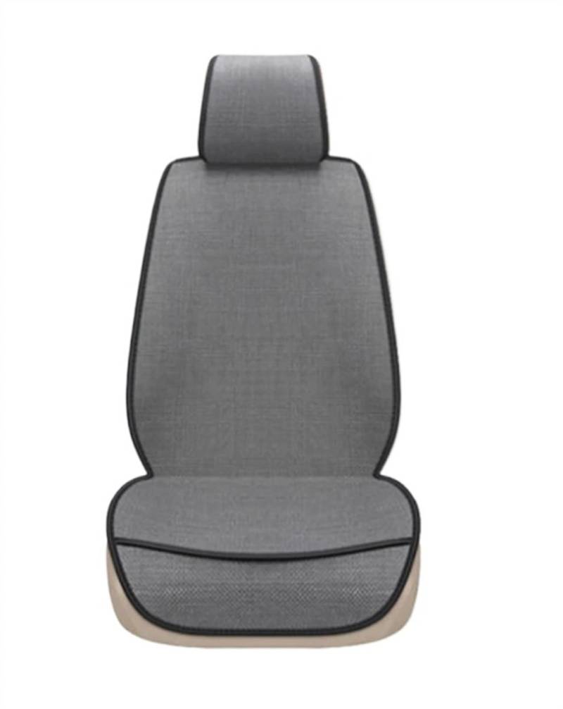 CVZXSDWLL Autositz Four Seasons Universal-Sitzbezug-Matte Automobil-Innenraum-Autositz-Schutzpolster Auto-Vorder-/Rücksitzbezug Schonbezug Autositz(Gray,Front) von CVZXSDWLL