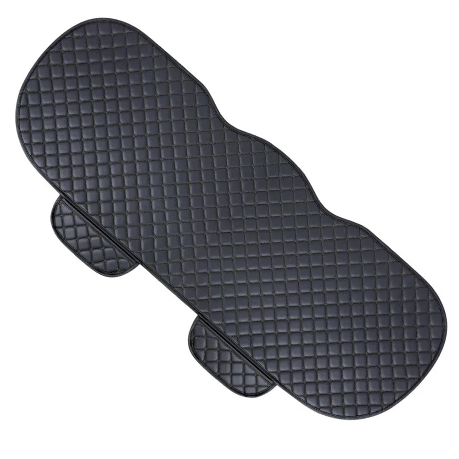 CVZXSDWLL Autositzbezug, Universal-Sitzkissen, Auto-Stuhl-Schutzhülle, Auto-Schutzpolster Mit Aufbewahrungstasche, Automobil-Innenzubehör Schonbezug Autositz(Black,1pc Rear pad) von CVZXSDWLL