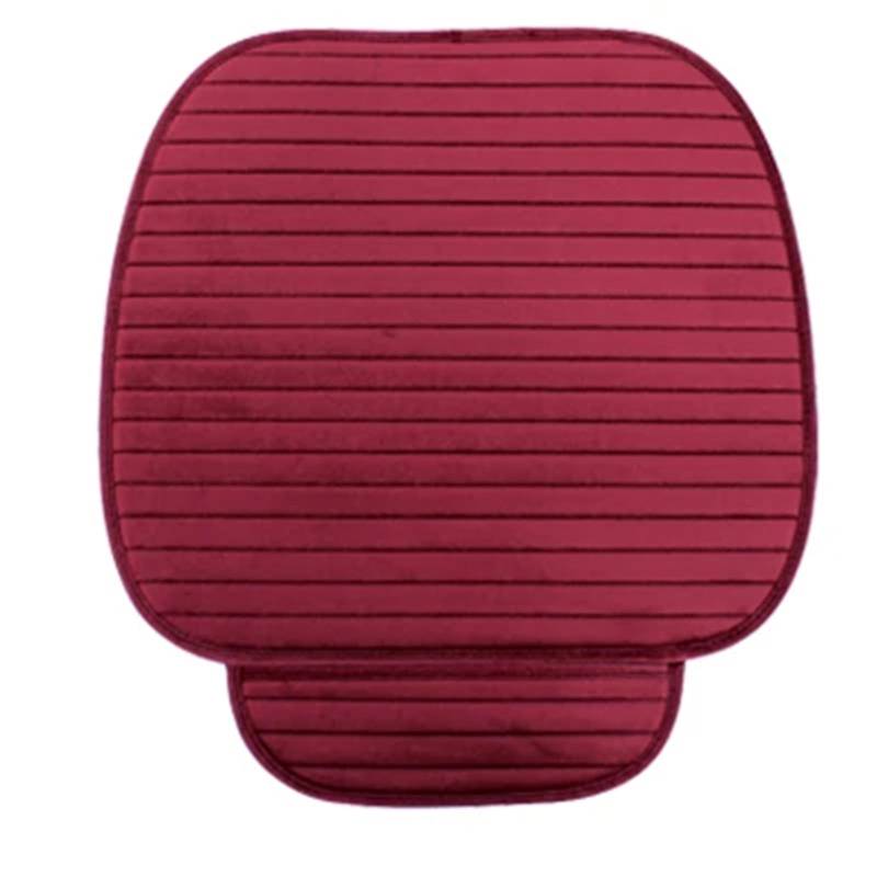 CVZXSDWLL Autositzbezug Vorne Hinten Kissen Autozubehör Universa Sitzschutz Matte Pad Automobil Innen Autositz Schutzpolster Schonbezug Autositz(Red,Front) von CVZXSDWLL