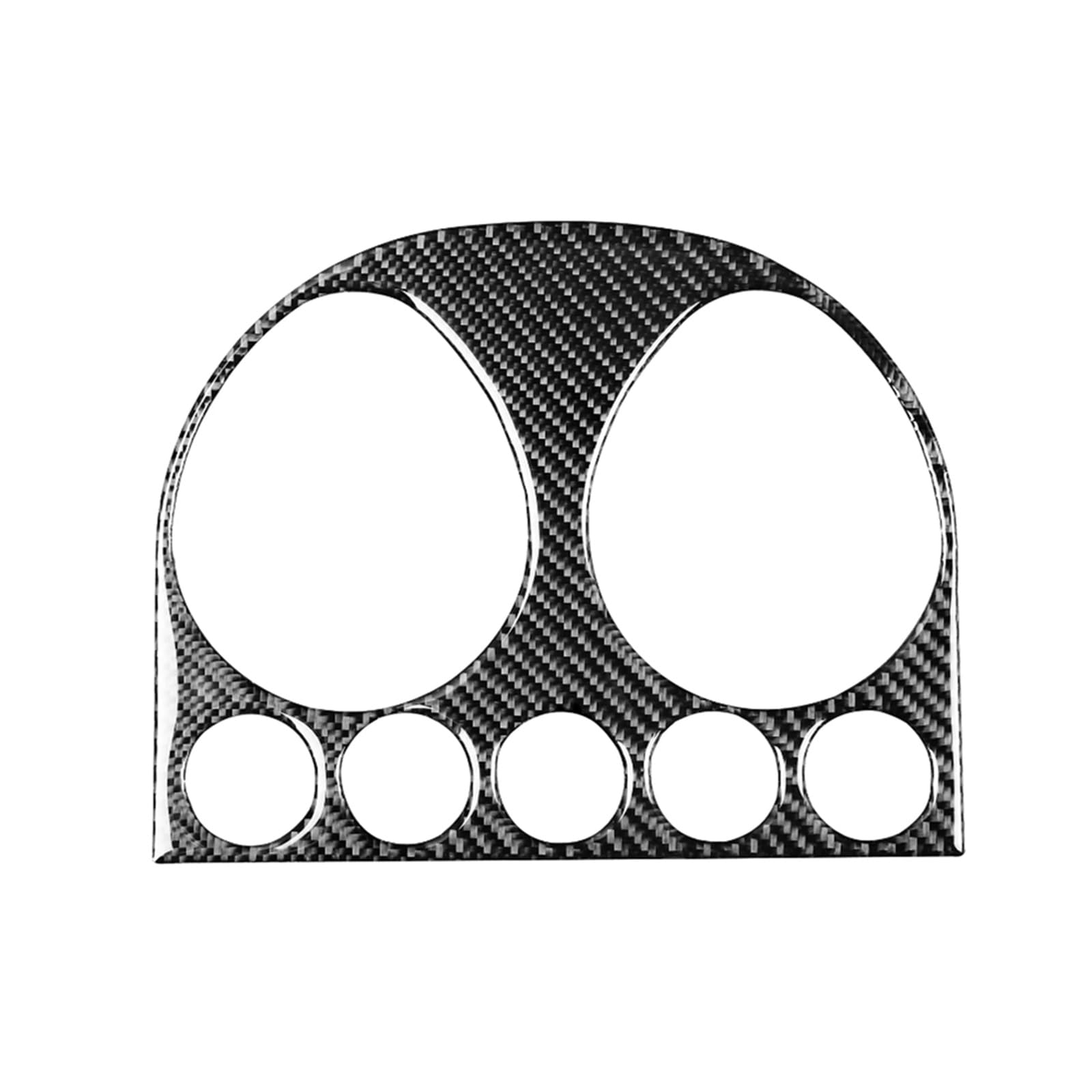 CVZXSDWLL CD-Bedienfeld-Abdeckung Kompatibel Mit TT 8N 2001 2002 2003 2004 2005 2006 Zentraler Luftauslass-Panel-Knopf Kohlefaser-Aufkleber Auto-Innenausstattung von CVZXSDWLL