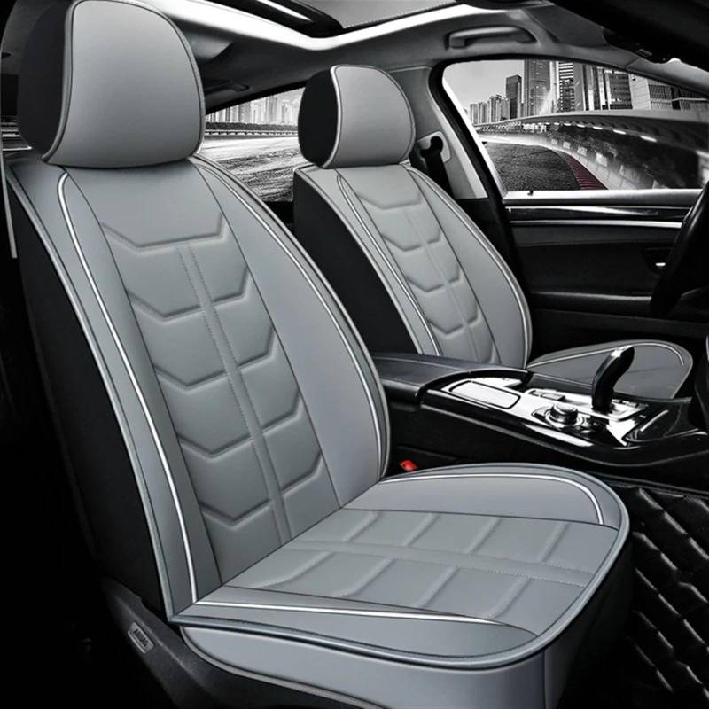 CVZXSDWLL Kompatibel Mit Benz Car Komplettset Sitzschutz Kissenpolster Autositz Four Seasons Universal Autositz Autositzkissen Sitzbezug Schonbezug Autositz(Gray) von CVZXSDWLL