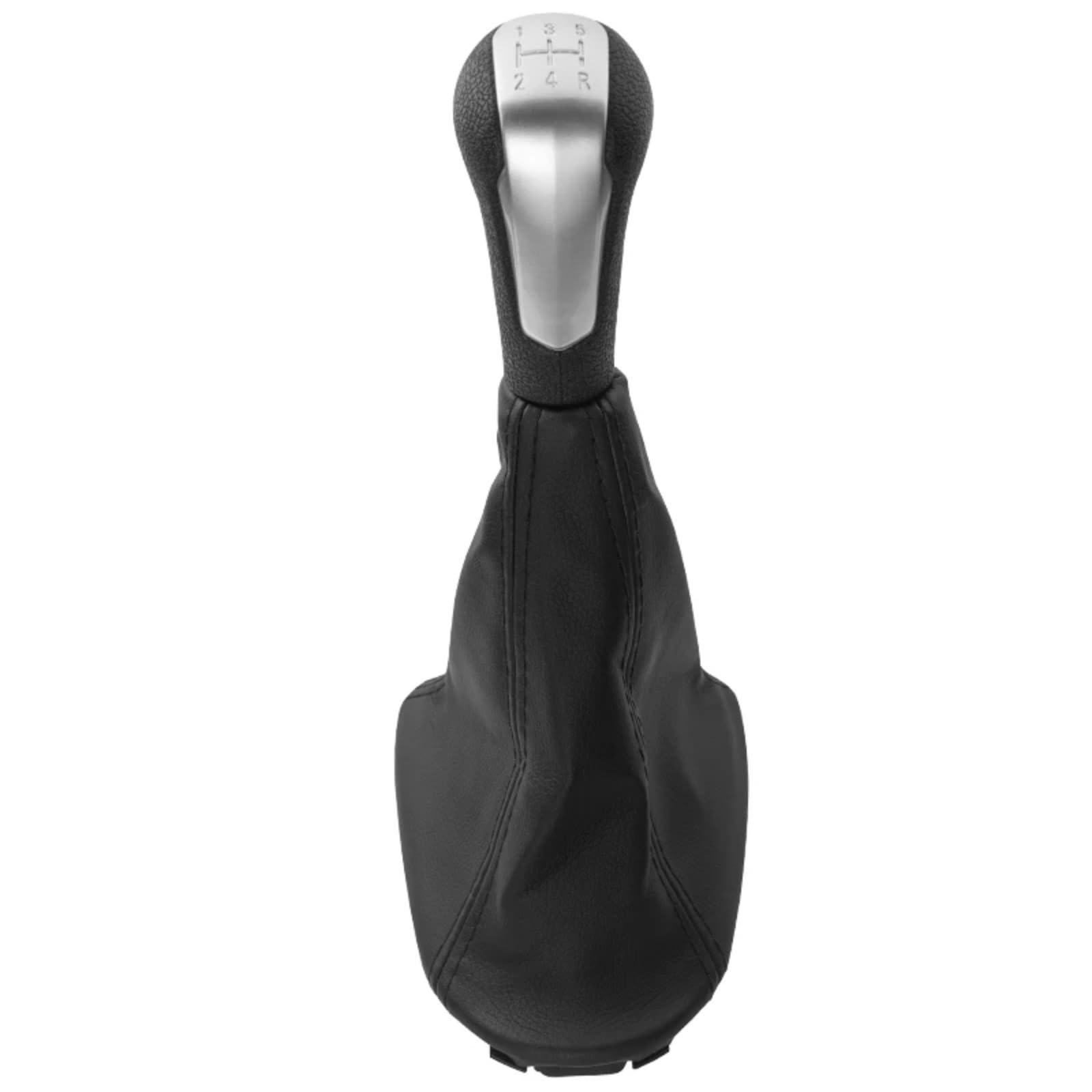 CVZXSDWLL Kompatibel Mit Chevrolet Für Spark 2011 2013 2014 2015 2016 5 6 Gang Schaltknauf Hebel Stick Gamasche Kofferraumabdeckung Kragen Zubehör Autom Schaltknauf(Silver,Car Shift knob) von CVZXSDWLL