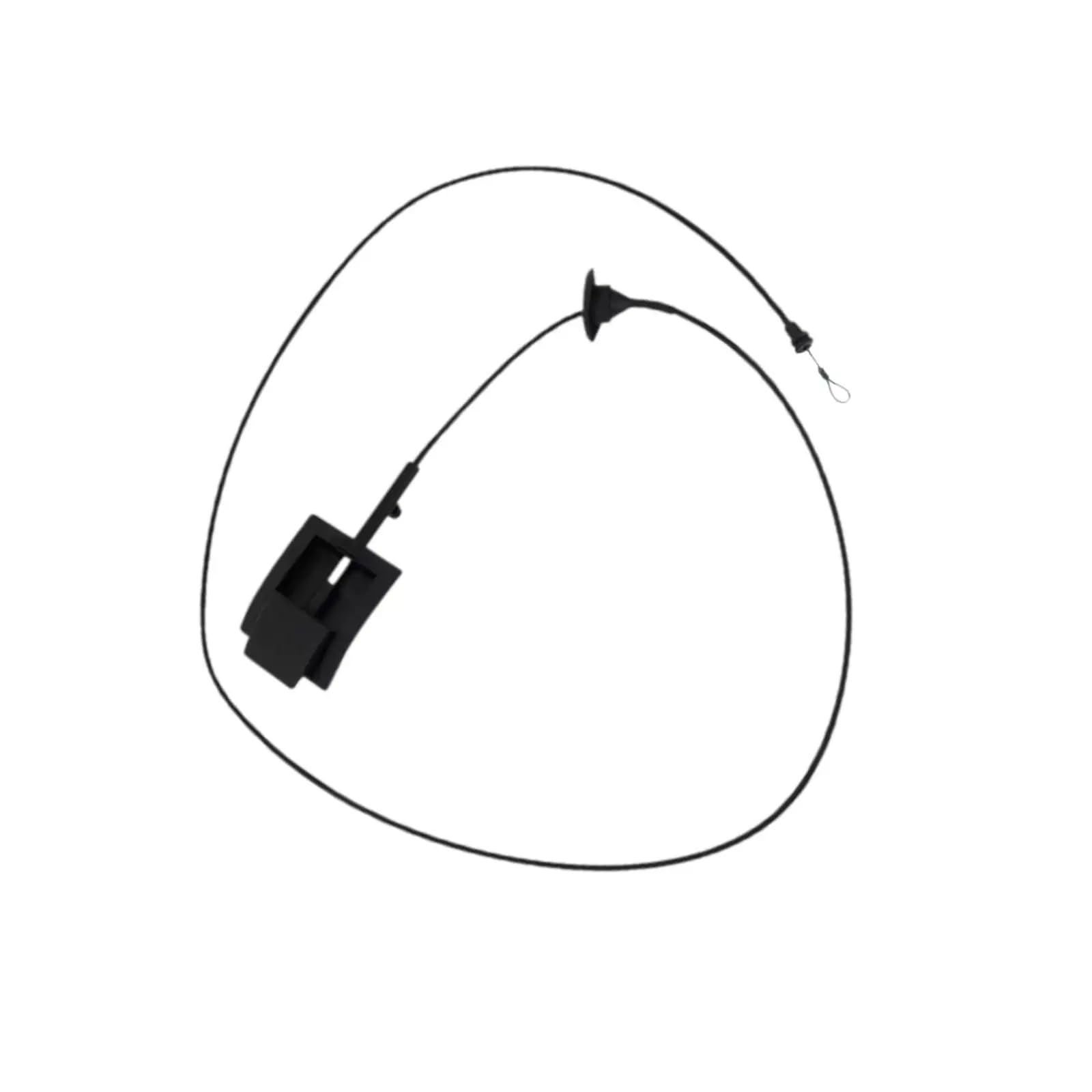 CVZXSDWLL Kompatibel Mit Ford Für Bronco 1992–1994 Für F-250 F-350 1992–1997 F2TZ16916A Autoschwarzes Fronthauben-Entriegelungskabel Mit Zuggriff-Baugruppe Motorhaubenöffner von CVZXSDWLL