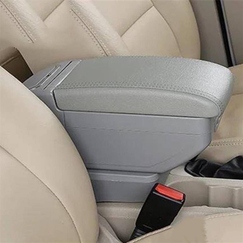 CVZXSDWLL Kompatibel Mit Suzuki Für Sx4 2007 2008 2009 2010 2011 2012 2013 Auto-Armlehnen-Armlehnenbox Mittelkonsole Aufbewahrungsbox Mit USB Automobilinnenraum(4) von CVZXSDWLL