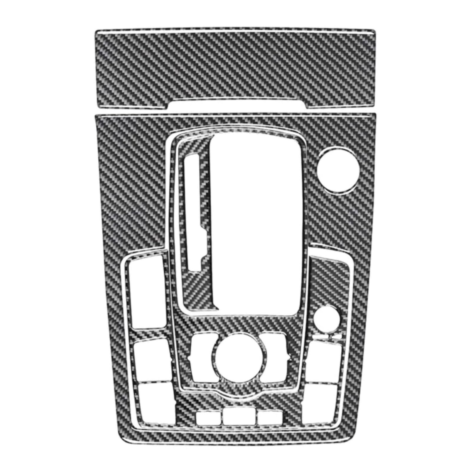 CVZXSDWLL Schaltpaneel Abdeckung Kompatibel Mit Q7 2007 2008 2009 2010 2011 2012 2013 2014 2015 Autoinnenraum Auto Gangschaltung Bedienfeld Dekoration Aufkleber Abdeckung von CVZXSDWLL