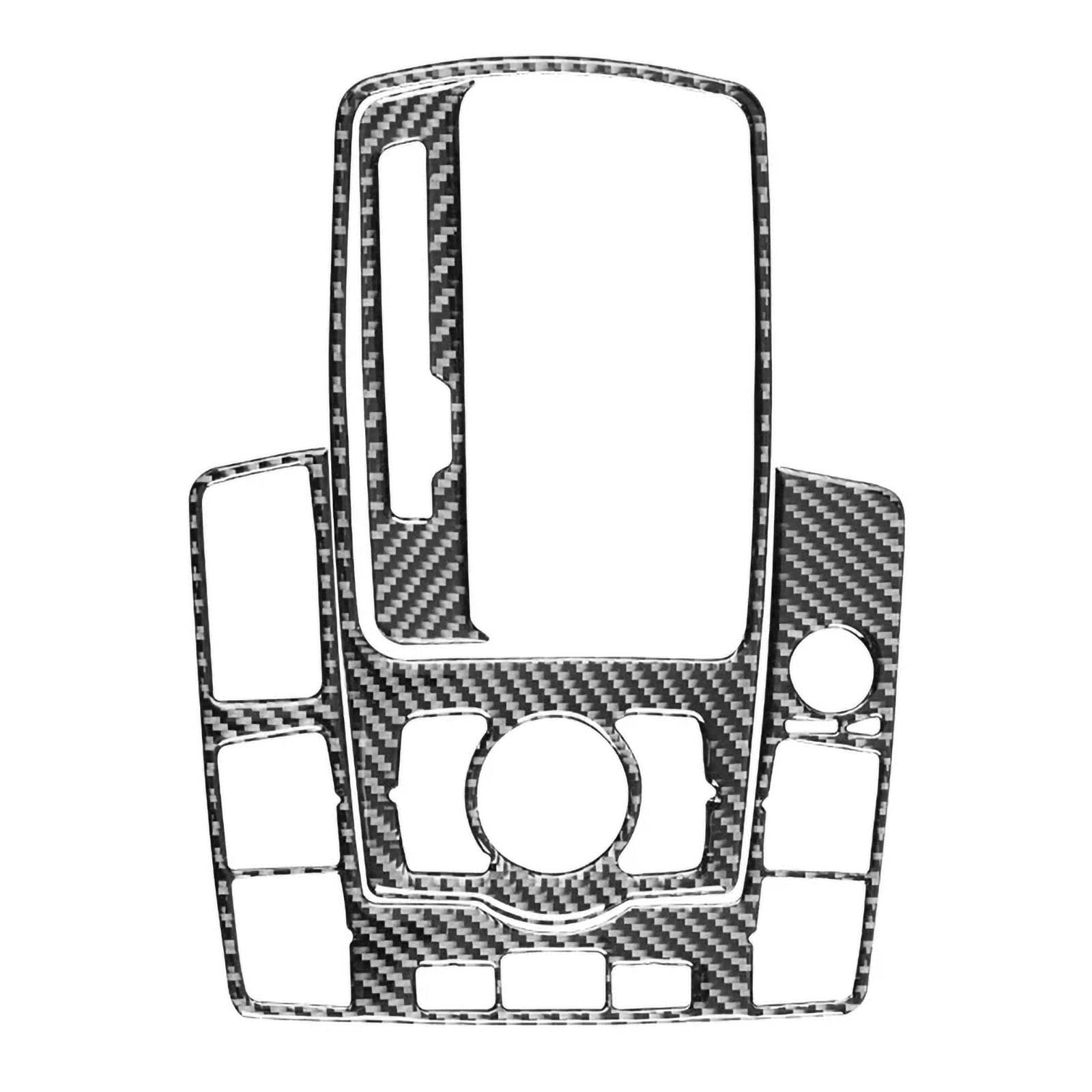 CVZXSDWLL Schaltpaneel Abdeckung Kompatibel Mit Q7 2007 2008 2009 2010 2011 2012 2013 2014 2015 Schalthebel-Bedienfeld Dekoration Aufkleber Abdeckung Verkleidung Auto-Innenraum von CVZXSDWLL