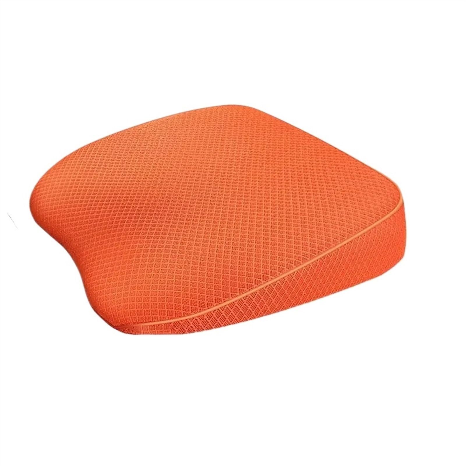 CVZXSDWLL Universal Auto Für Booster Sitzkissen Boost Matte Atmungsaktive Tragbare Auto Sitz Pad Für Auto Lieferungen Automobil Innen Auto Sitz Schutz Pads Schonbezug Autositz(Orange) von CVZXSDWLL