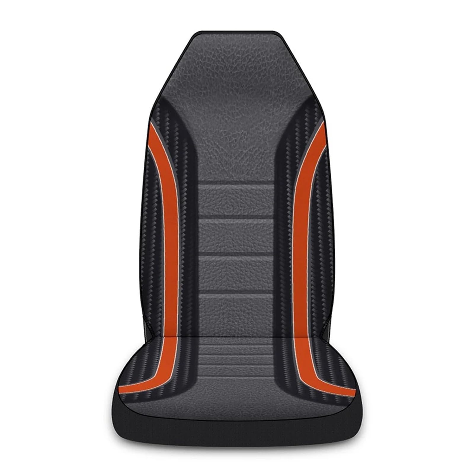 CVZXSDWLL Universal Auto Sitz Abdeckung Auto Sitz Schutz Vordersitz Kissen Pad Automobil Innen Auto Sitz Schutz Pads Auto Sitzkissen Schonbezug Autositz(Orange,1 Front) von CVZXSDWLL