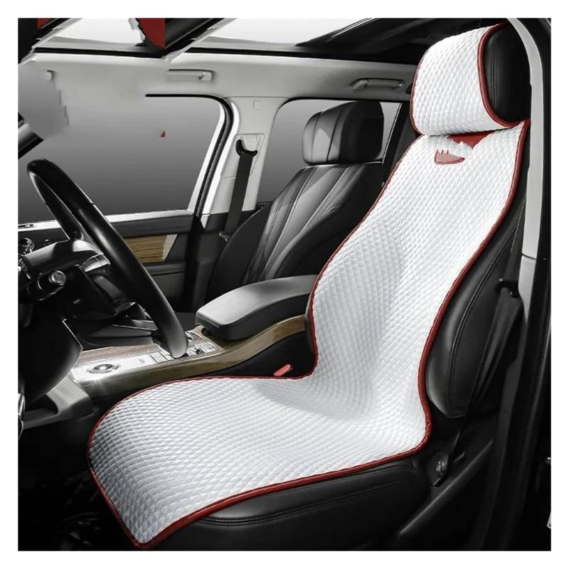 CVZXSDWLL Universal Auto Sitz Abdeckung Für Einzel Sitz Automobil Innen Auto Sitz Schutz Pads Auto Kissen Schutz Matte Auto Zubehör Schonbezug Autositz(Red,color1) von CVZXSDWLL