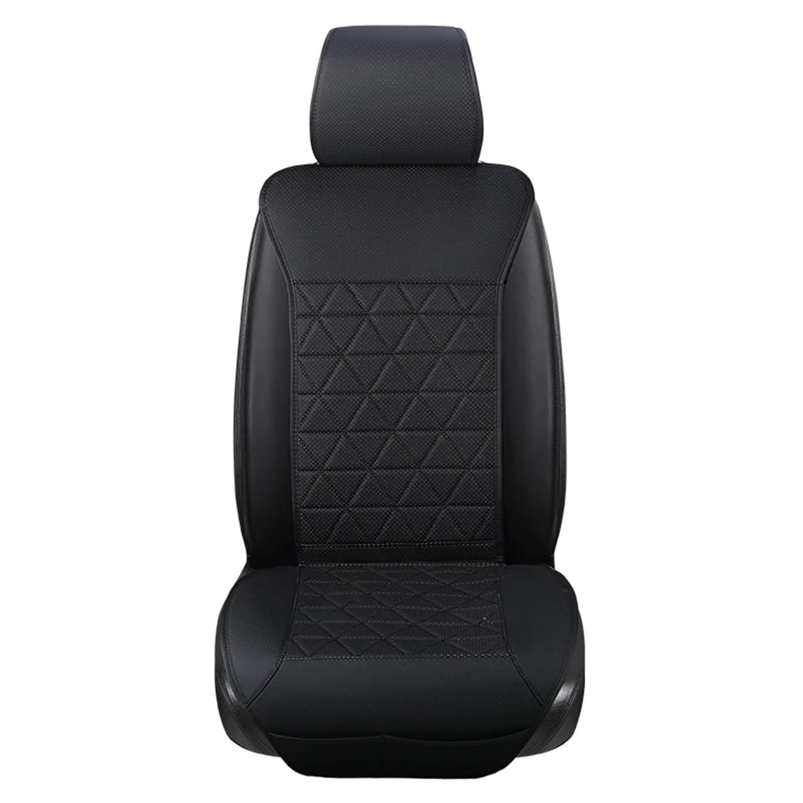 CVZXSDWLL Universal Auto Sitz Abdeckung Protector Vier Jahreszeiten Vordersitz Kissen Innen Sitz Matte Auto Sitz Schutz Pads Auto Zubehör Schonbezug Autositz(Black) von CVZXSDWLL