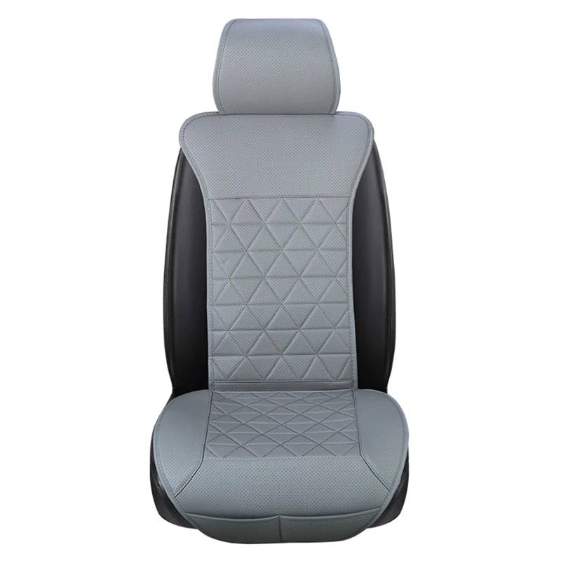 CVZXSDWLL Universal Auto Sitz Abdeckung Protector Vier Jahreszeiten Vordersitz Kissen Innen Sitz Matte Auto Zubehör Auto Vordersitz Abdeckung Schonbezug Autositz(Gray) von CVZXSDWLL