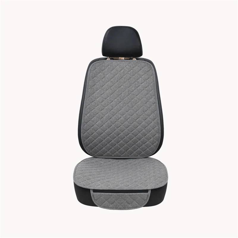 CVZXSDWLL Universal Auto Sitz Abdeckung Schutz Vorne Hinten Zurück Kissen Schützen Pad Matte Rückenlehne Für Auto Innen Auto Sitzbezüge Schutz Auto Zubehör Schonbezug Autositz(Gray,1pc Front) von CVZXSDWLL