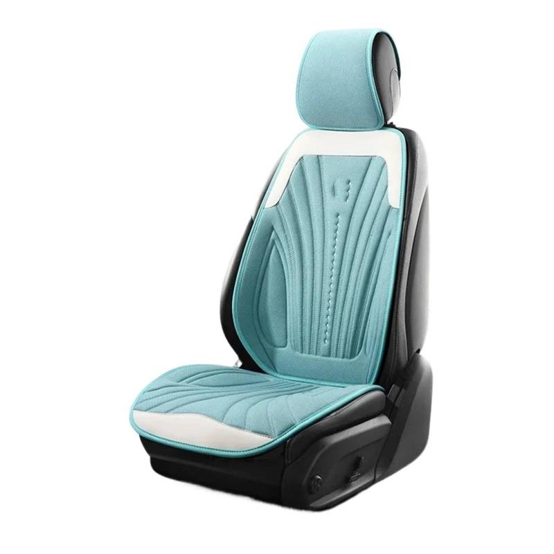 CVZXSDWLL Universal Auto Sitz Abdeckung Vier Saison Auto Atmungsaktive Pad Sitzbezüge Auto Sitze Abdeckung Schutz Autos Zubehör Automobil Innen Schonbezug Autositz(Blue,Front) von CVZXSDWLL