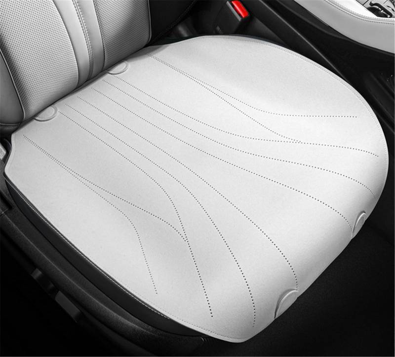 CVZXSDWLL Universal Auto Sitz Abdeckung Vier Saison Auto Atmungsaktive Pad Sitzbezüge Für Auto Sitze Abdeckung Schutz Automobil Innen Zubehör Schonbezug Autositz(White,Front) von CVZXSDWLL