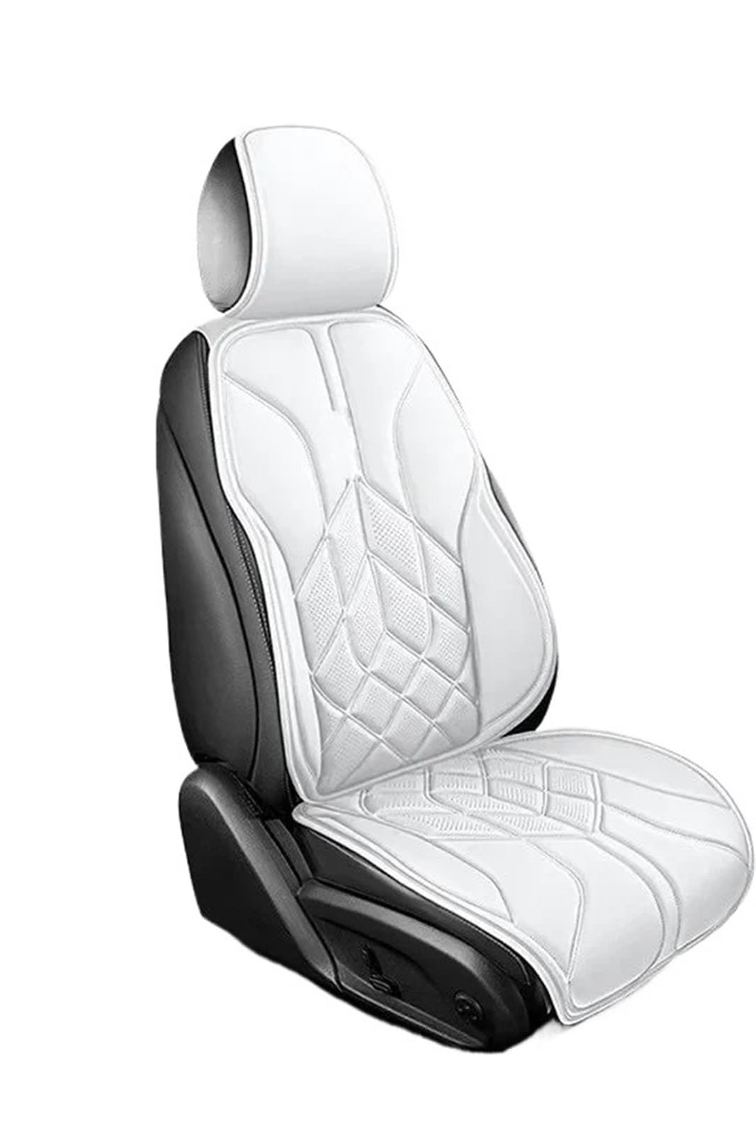 CVZXSDWLL Universal Auto Sitz Abdeckung Vier Saison Auto Atmungsaktive Pad Sitzbezüge Für Auto Sitze Abdeckung Schutz Autos Zubehör Auto Sitzkissen Schonbezug Autositz(White,Front) von CVZXSDWLL