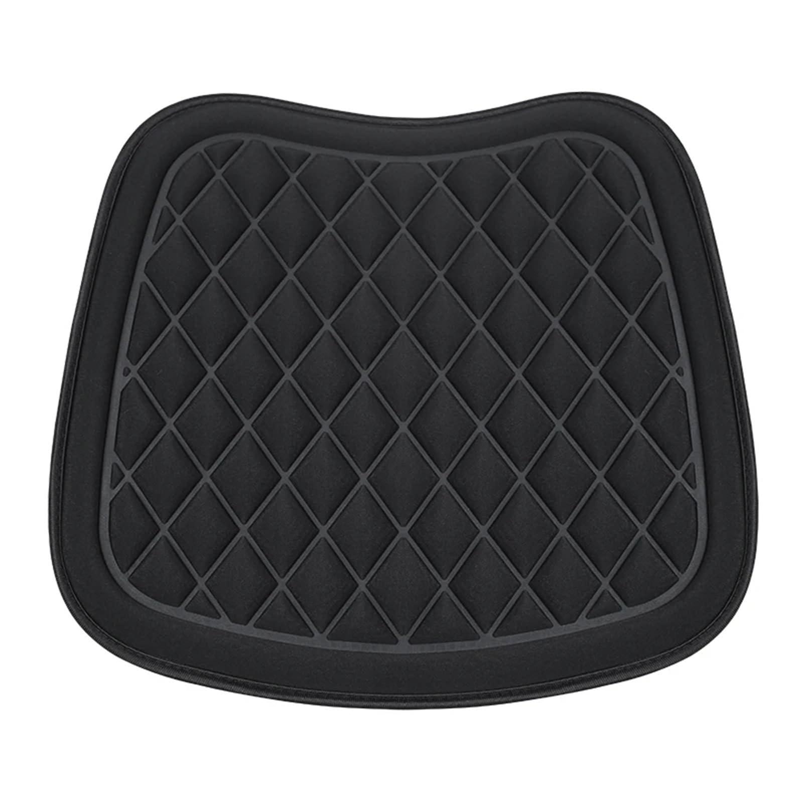 CVZXSDWLL Universal Auto Sitz Abdeckung Weiche Auto Sitz Vier Jahreszeiten Stuhl Protector Pad Für SUV LKW Automobil Innen Auto Sitz Schutz Pad Schonbezug Autositz(Black,Front) von CVZXSDWLL