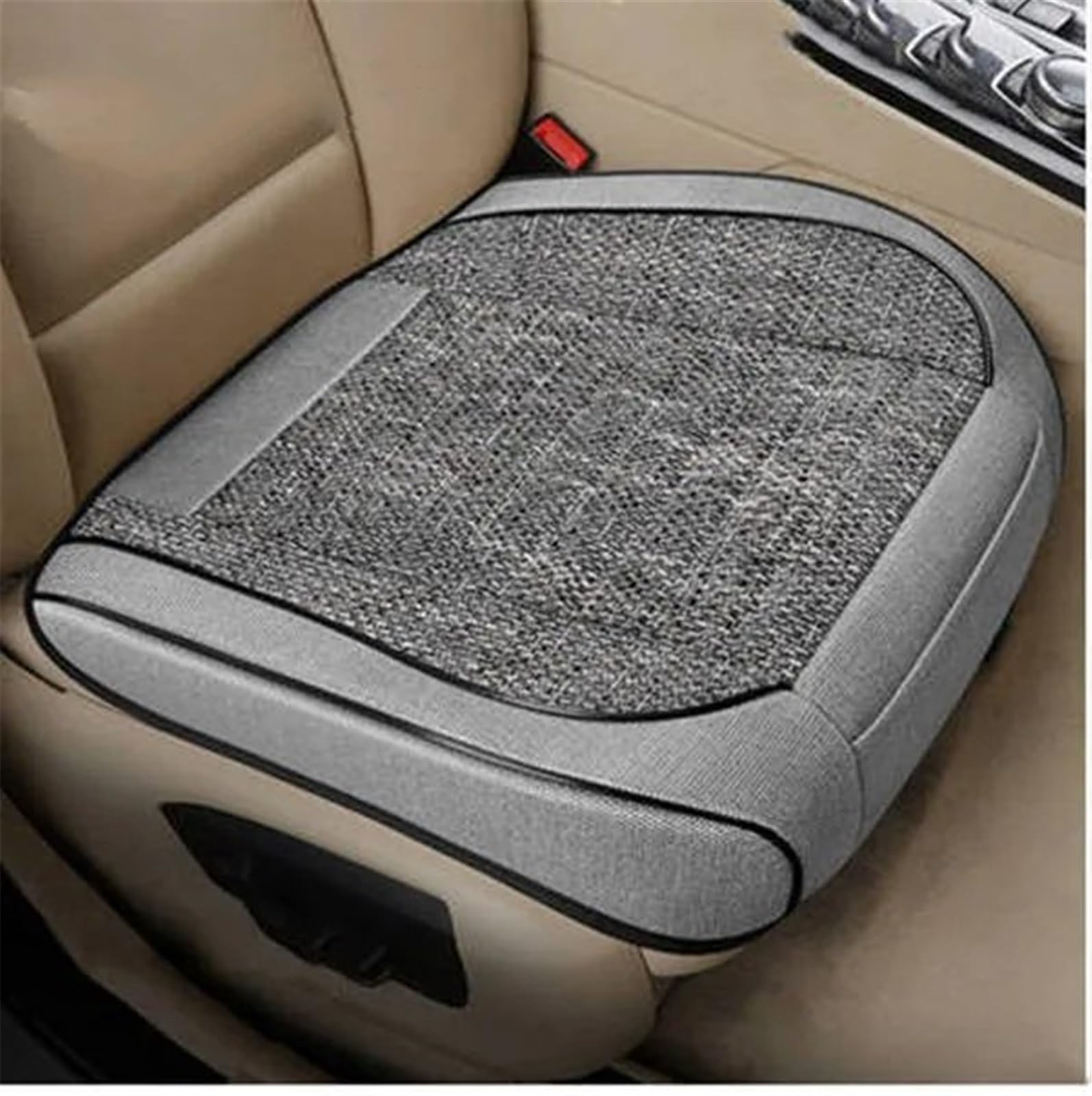 CVZXSDWLL Universal Auto Sitz Schutz Abdeckung Sitz Matte Auto Innen Zubehör Atmungsaktive Sitzkissen Auto Kissen Schutz Matte Automobil Innen Schonbezug Autositz(Gray,Front) von CVZXSDWLL