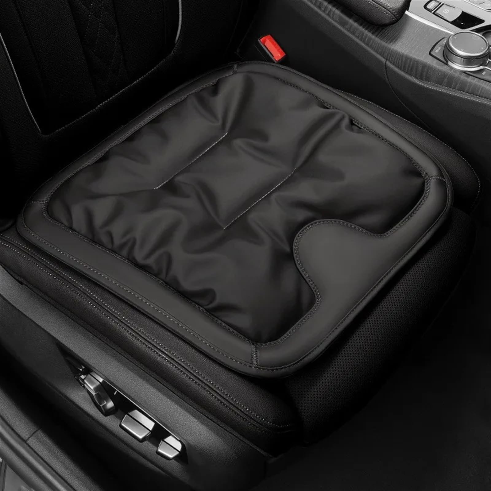 CVZXSDWLL Universal Auto Sitzbezüge Kissen Sitz Schutzhülle Auto Zubehör Auto Vorne/hinten Sitz Abdeckung Automobil Innen Auto Sitzkissen Schonbezug Autositz(Black,color1) von CVZXSDWLL