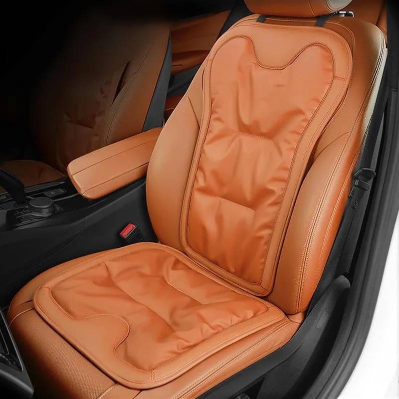 CVZXSDWLL Universal Auto Sitzbezüge Kissen Sitz Schutzhülle Auto Zubehör Auto Vorne/hinten Sitz Abdeckung Automobil Innen Auto Sitzkissen Schonbezug Autositz(Orange,B) von CVZXSDWLL