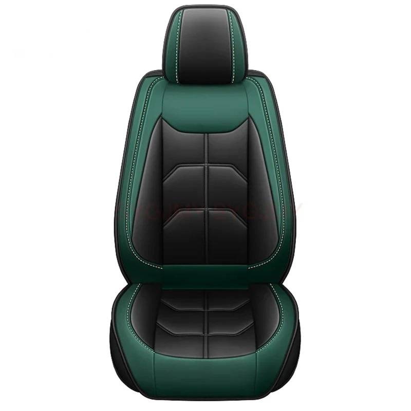 CVZXSDWLL Universal Auto Sitzbezug Akzent Zubehör Auto Sitz Schutz Pads Auto Vordersitz Abdeckung Automobil Innen Auto Sitz Abdeckung Schonbezug Autositz(Green) von CVZXSDWLL