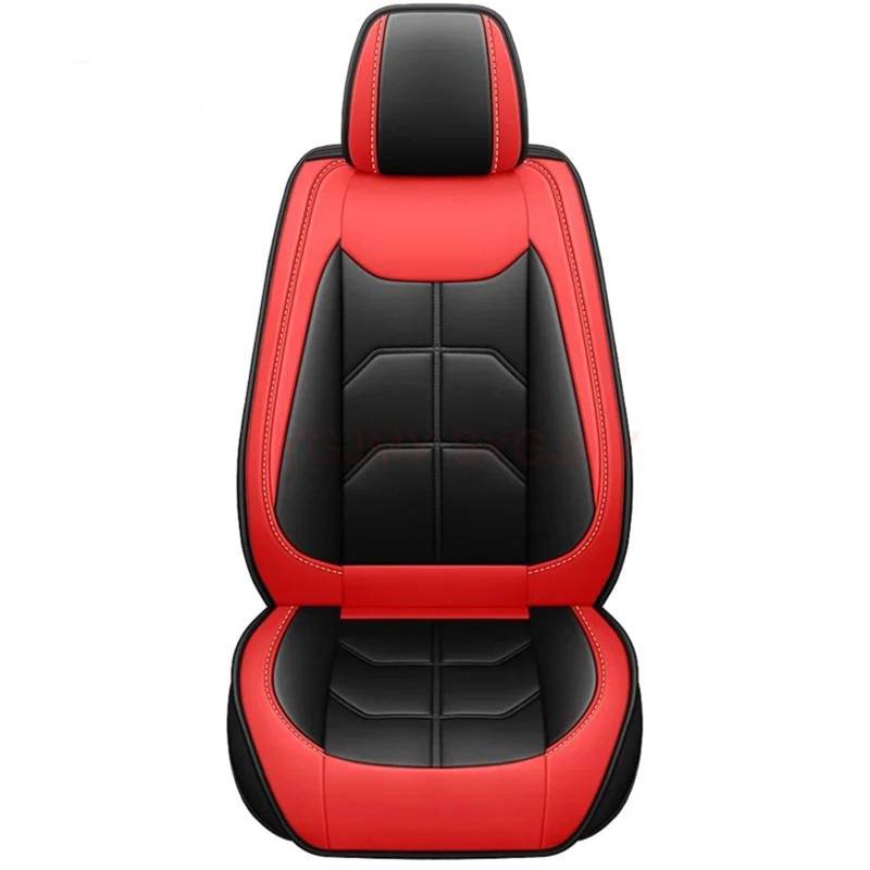 CVZXSDWLL Universal Auto Sitzbezug Akzent Zubehör Auto Sitz Schutz Pads Auto Vordersitz Abdeckung Automobil Innen Auto Sitz Abdeckung Schonbezug Autositz(Red) von CVZXSDWLL