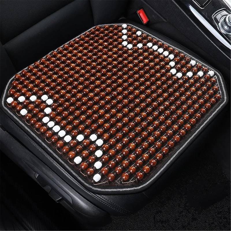 CVZXSDWLL Universal Auto Sitzbezug Auto Sitzkissen Atmungsaktive Sitz Matte Automobil Innen Auto Sitz Schutz Pads Auto Kissen Schutz Matte Schonbezug Autositz(Brown,Front) von CVZXSDWLL