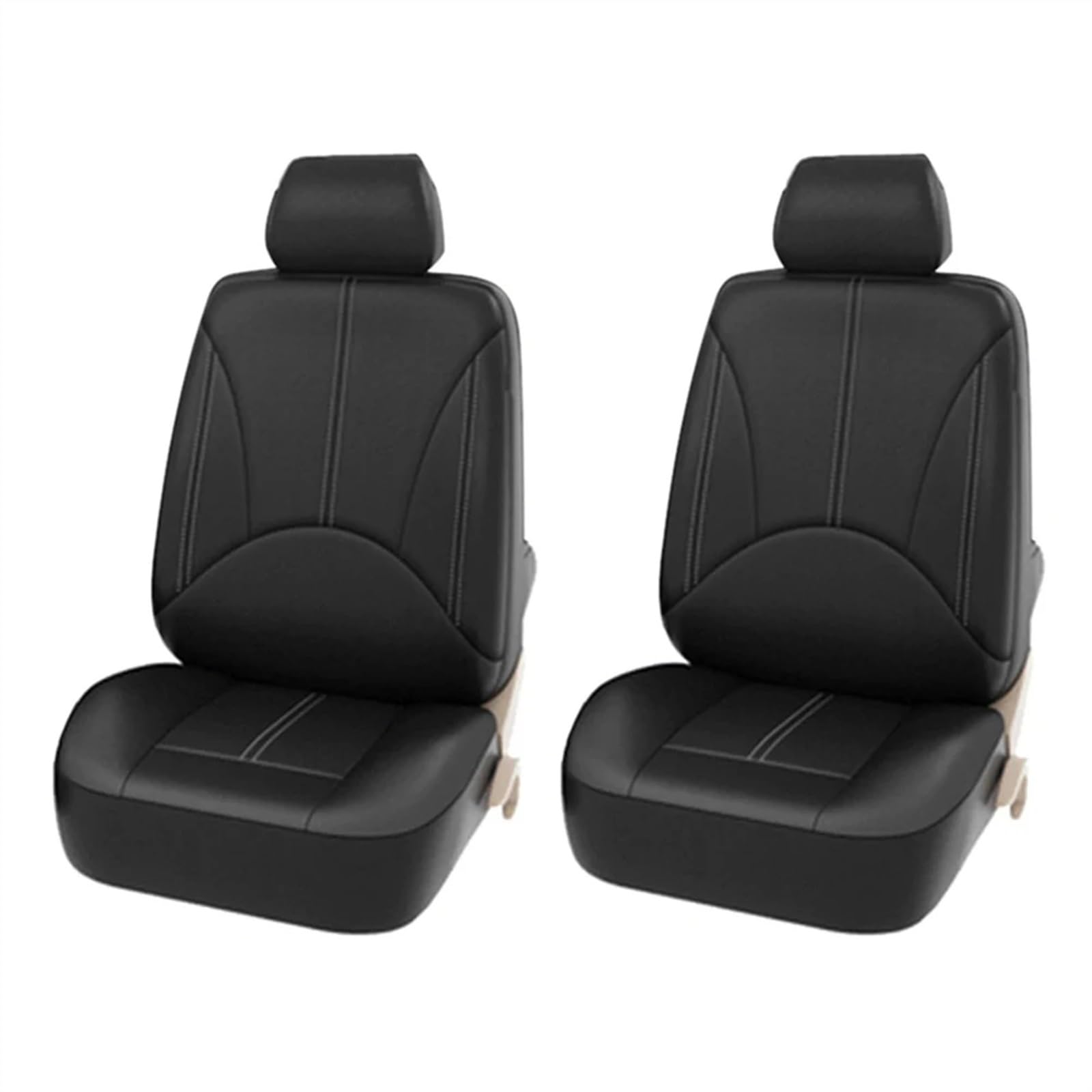 CVZXSDWLL Universal Auto Sitzbezug Set Seat Protector Auto Styling Zubehör Auto Vollsitz Schutz Kissen Pad Auto Vordersitz Abdeckung Schonbezug Autositz(2pc Front) von CVZXSDWLL