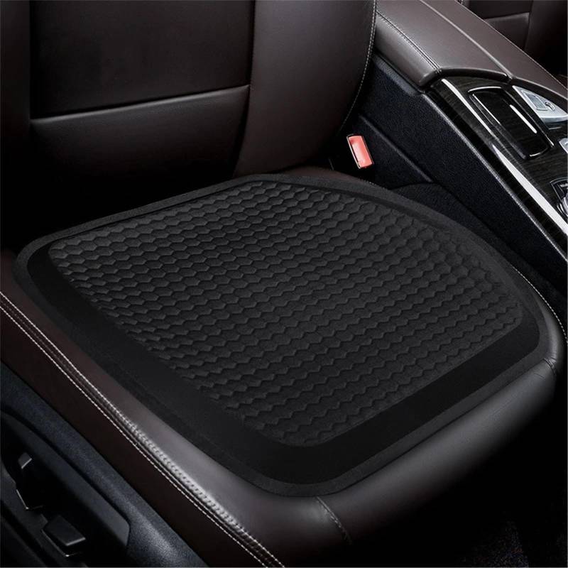 CVZXSDWLL Universal Auto Sitzkissen Atmungsaktive Automobil Innen Auto Sitzbezüge Auto Sitz Schutz Pads Auto Sitzkissen Schonbezug Autositz(Black) von CVZXSDWLL