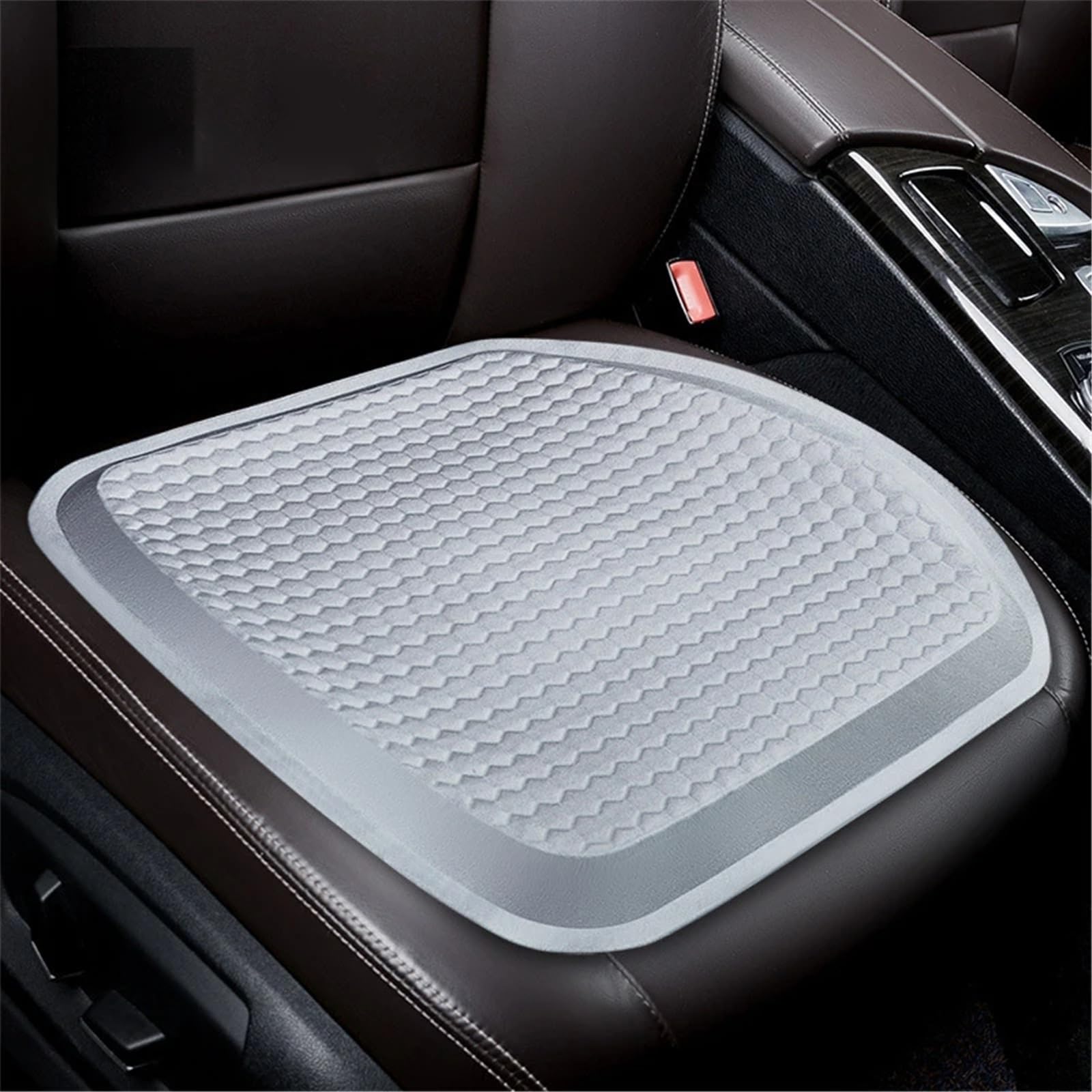 CVZXSDWLL Universal Auto Sitzkissen Atmungsaktive Automobil Innen Auto Sitzbezüge Auto Sitz Schutz Pads Auto Sitzkissen Schonbezug Autositz(Gray) von CVZXSDWLL