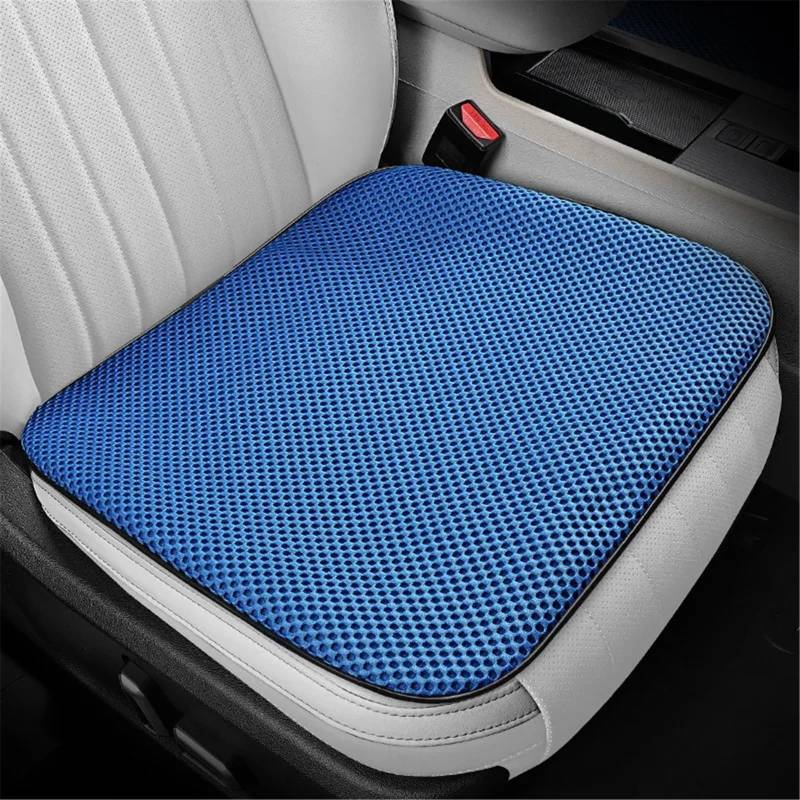 CVZXSDWLL Universal Auto Sitzkissen Atmungsaktive Belüftung Auto Sitz Schutz Pads Automobil Innen Auto Sitzkissen Schonbezug Autositz(Blue) von CVZXSDWLL