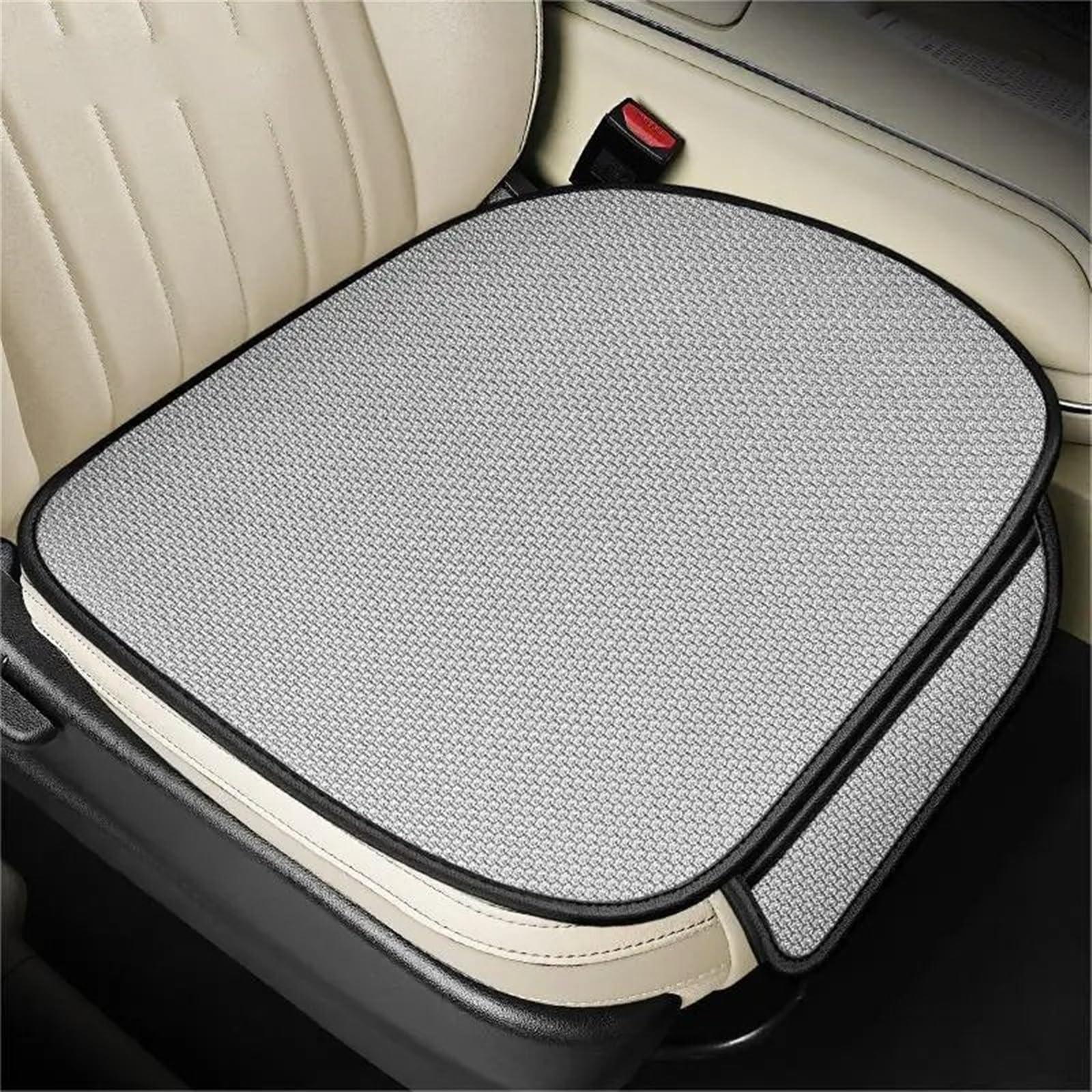 CVZXSDWLL Universal Auto Sitzkissen Atmungsaktive Komfort Sitzbezüge Auto Schutz Innen Zubehör Auto Sitz Schutz Pads Schonbezug Autositz(Gray,Full Set) von CVZXSDWLL