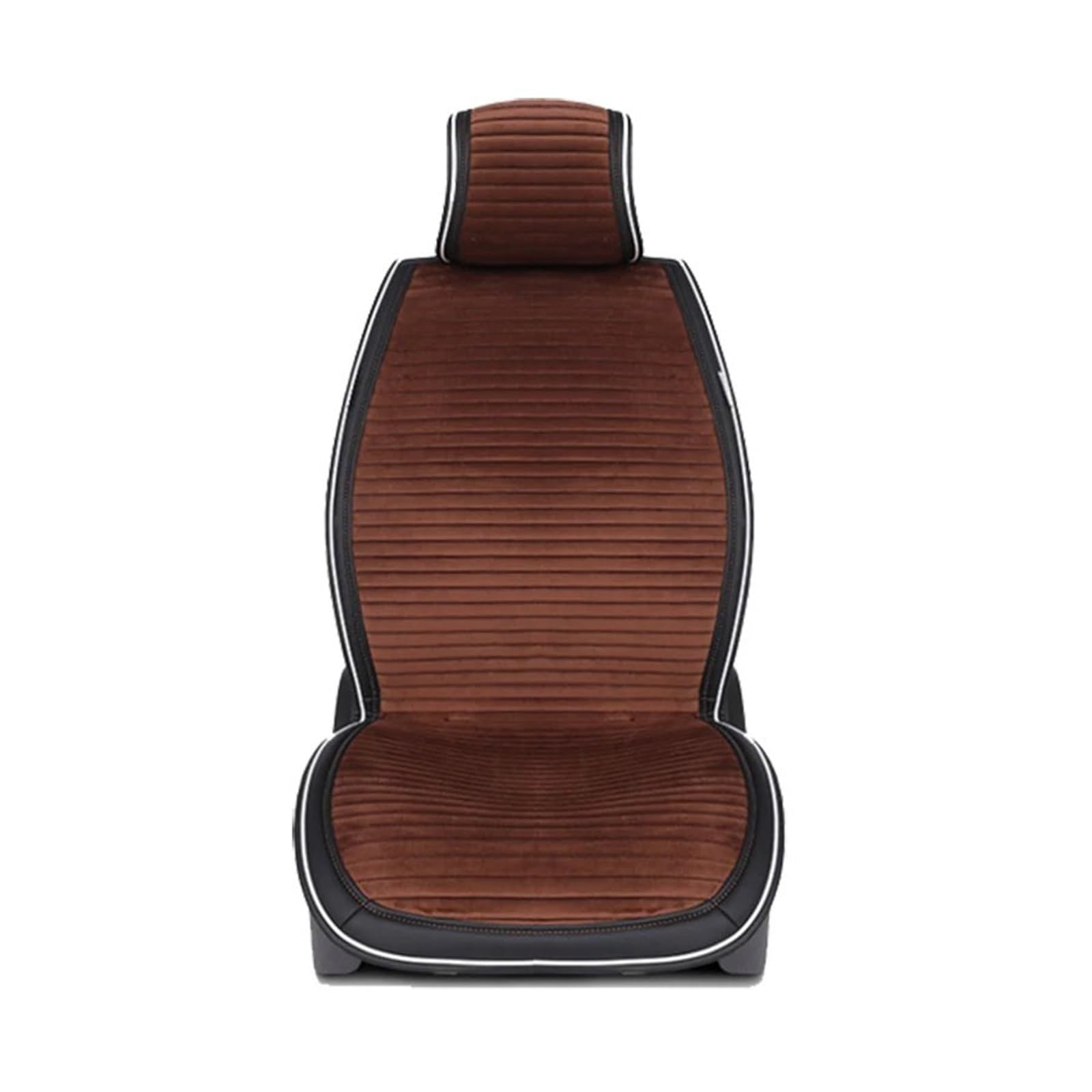 CVZXSDWLL Universal Auto Sitzkissen Auto Sitz Abdeckung Automobil Innen Auto Sitz Schutz Pads Auto Vordersitz Abdeckung Auto Kissen Schutz Matte Schonbezug Autositz(Brown) von CVZXSDWLL