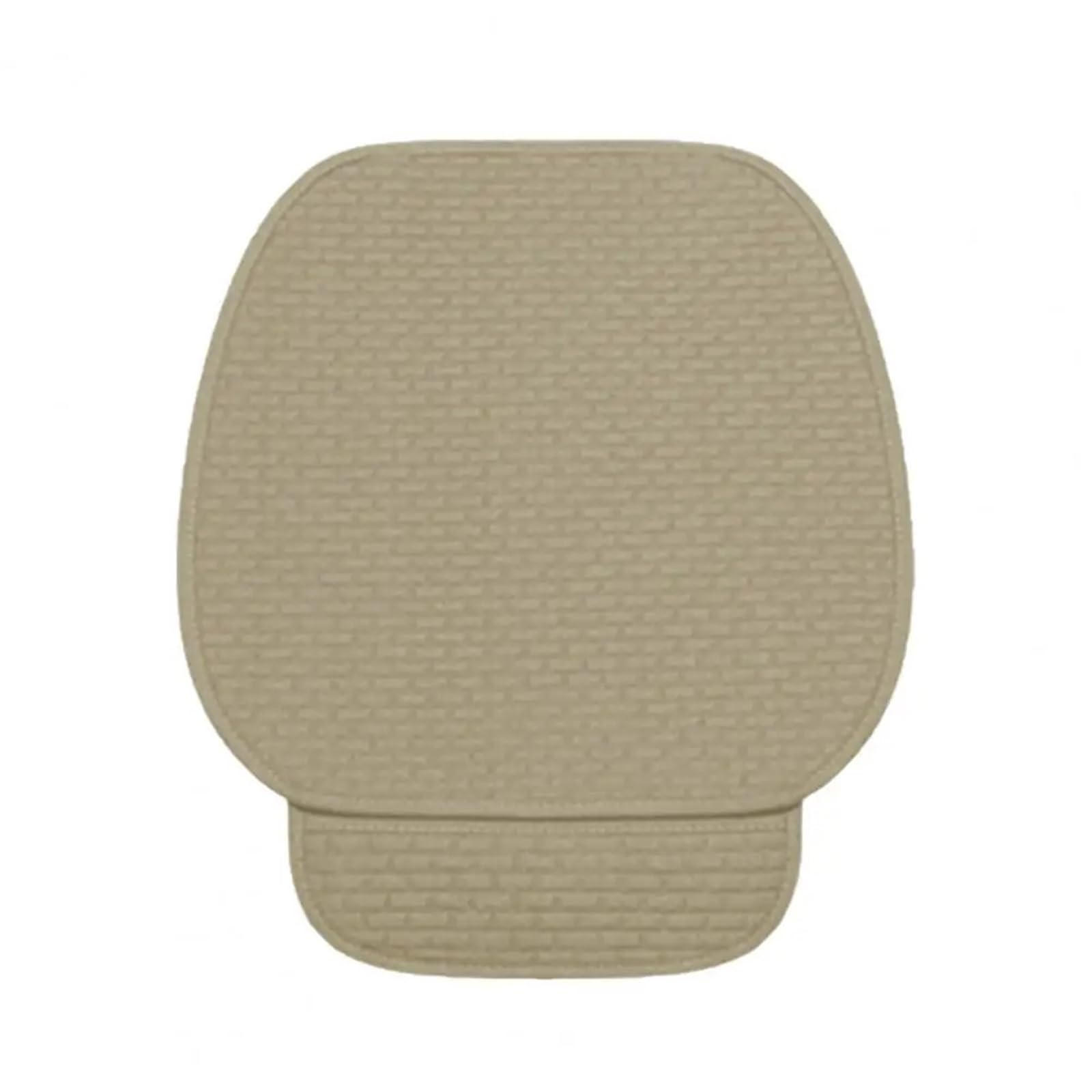 CVZXSDWLL Universal Auto Sitzkissen Auto Sitz Abdeckung Kissen Pad Atmungsaktive Automobil Innen Zubehör Auto Sitz Schutz Pads Schonbezug Autositz(Beige,Front) von CVZXSDWLL