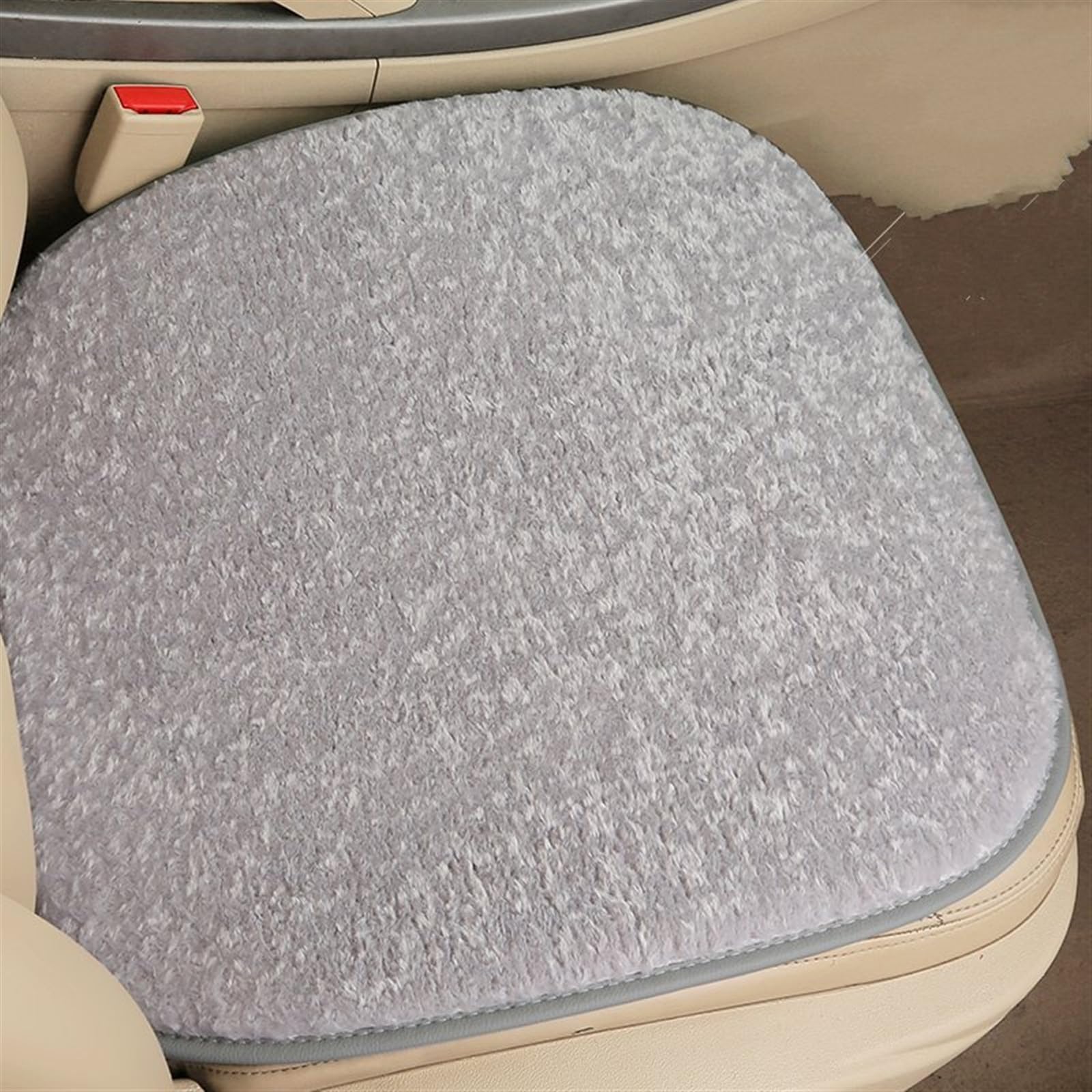 CVZXSDWLL Universal Auto Sitzkissen Automobil Innen Auto Sitz Schutz Pads Auto Vorne/hinten Sitz Abdeckung Auto Kissen Schonbezug Autositz(Gray,Front) von CVZXSDWLL