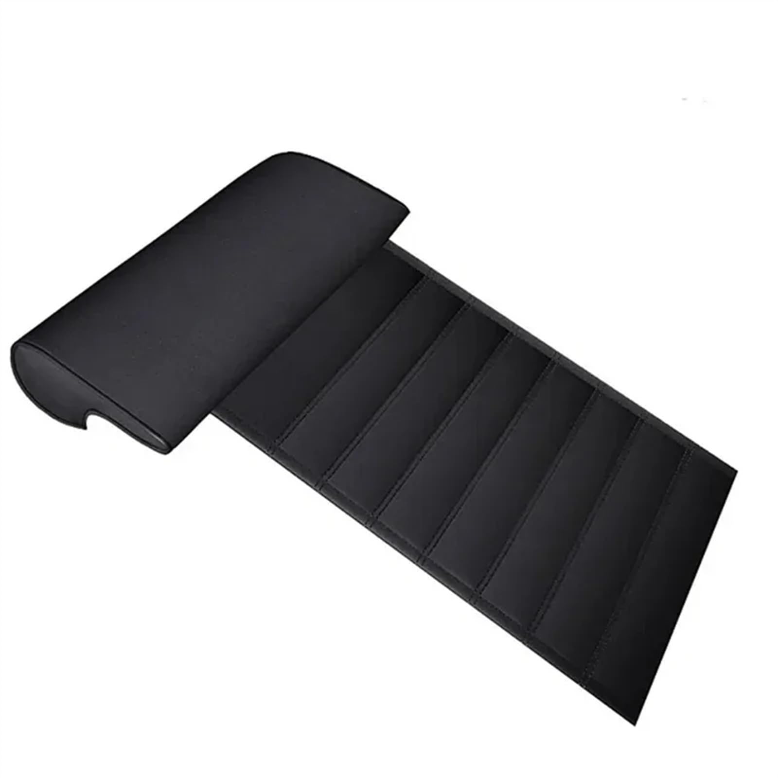 CVZXSDWLL Universal Auto Sitzkissen Bein Unterstützung Kissen Abdeckung Memory Foam Auto Sitz Extender Polsterung Matte Auto Sitzkissen Auto Zubehör Schonbezug Autositz(Black) von CVZXSDWLL