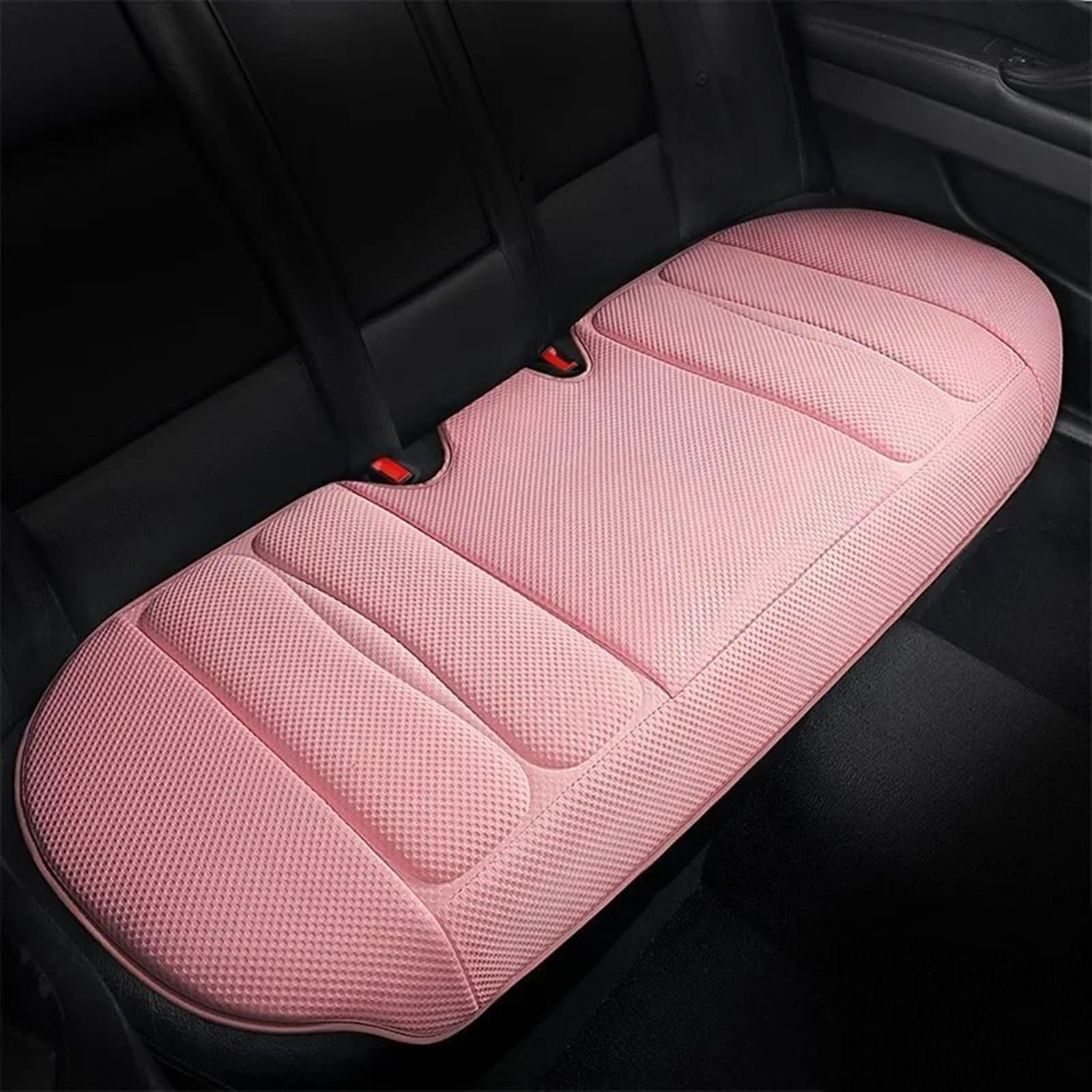 CVZXSDWLL Universal Auto Sitzkissen Konvexes Design Für Wärmeableitung Auto Stuhl Matte Pad Auto Sitz Abdeckung Auto Vorne/hinten Sitz Abdeckung Auto Zubehör Schonbezug Autositz(Pink,Rear pad) von CVZXSDWLL