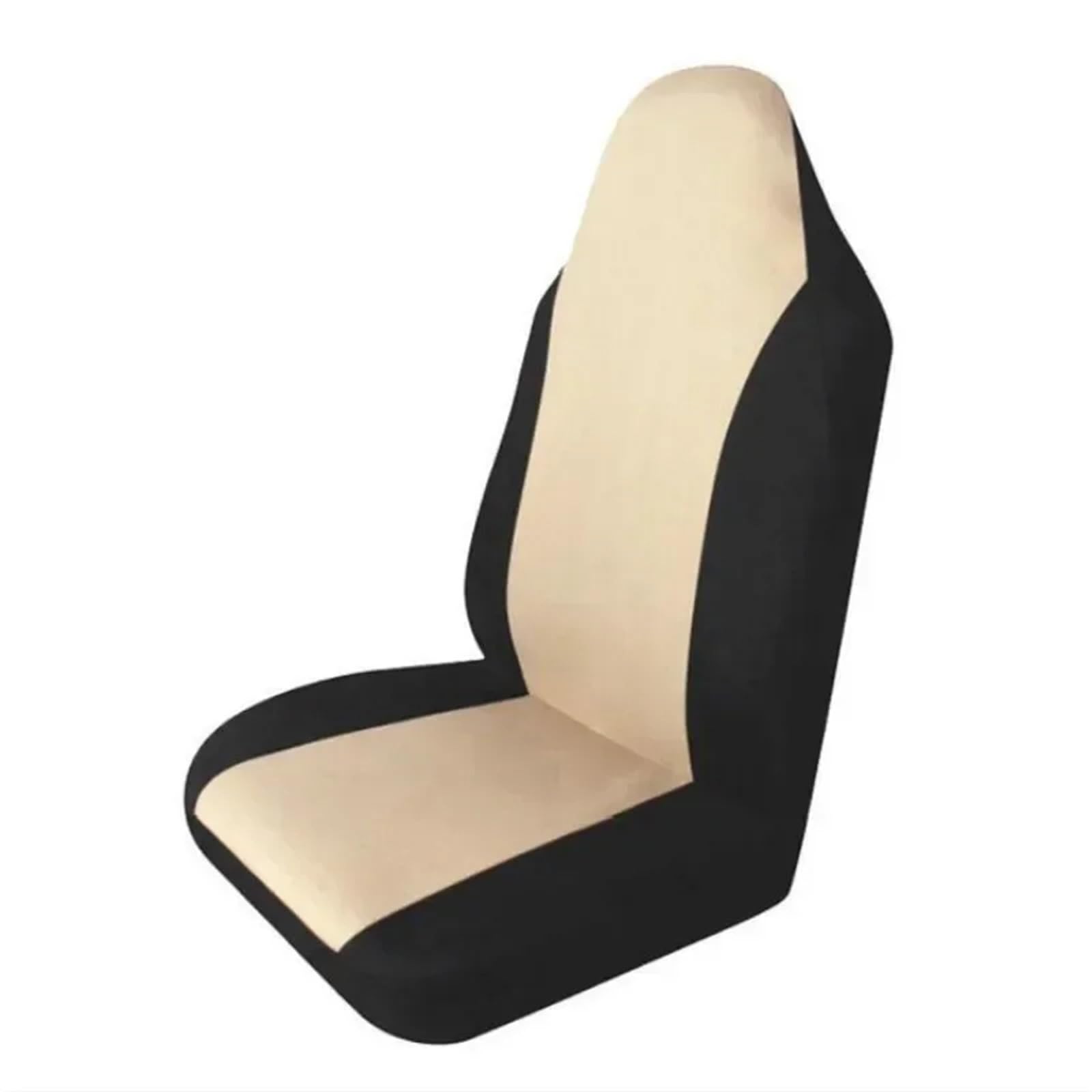 CVZXSDWLL Universal Auto Vordersitzbezüge Autositzschutz Kissen Pad Schutzbezüge Autositze Auto-Styling Autozubehör Autositzschutzpolster Schonbezug Autositz(Beige) von CVZXSDWLL