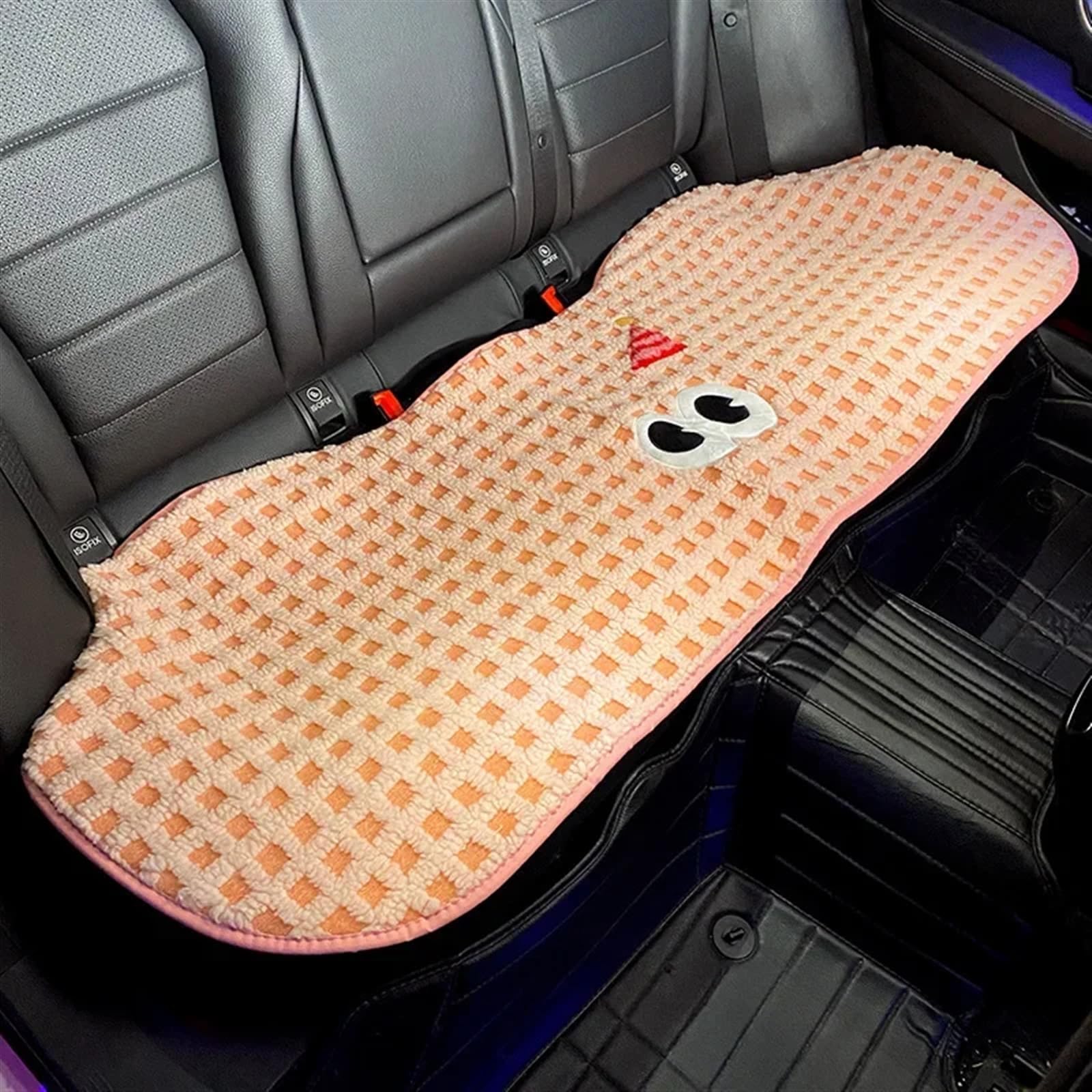 CVZXSDWLL Universal Cartoon Auto Sitzkissen Abdeckung Pad Dekoration Innen Zubehör Auto Sitz Schutz Pads Auto Vorne/hinten Sitz Abdeckung Schonbezug Autositz(1pc Rear seat pad) von CVZXSDWLL