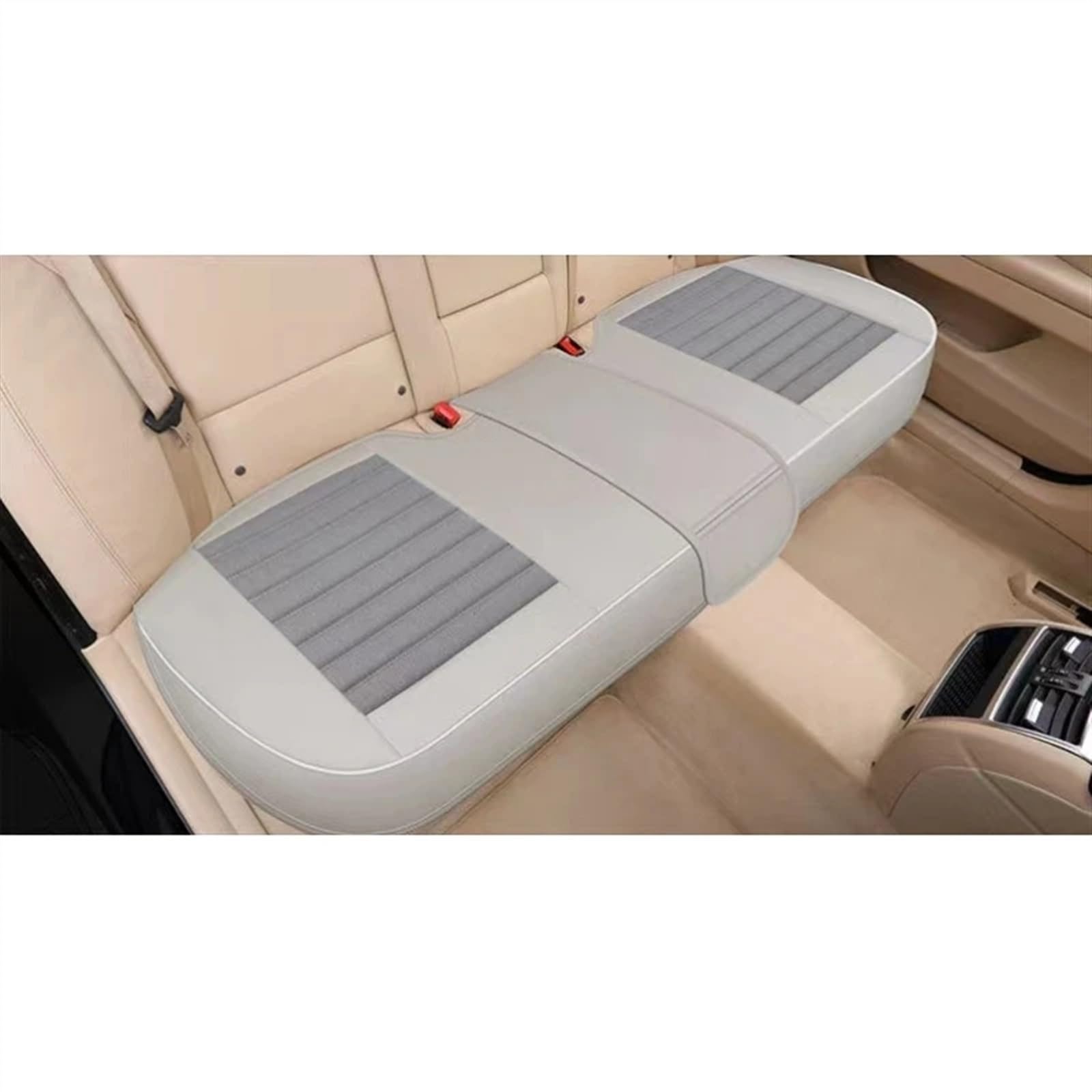 CVZXSDWLL Universal Four Seasons Autositzbezug Kissen Stuhlschutz Atmungsaktive Polsterschutz Sitzbezüge Für Auto Auto Vorder-/Rücksitzbezug Schonbezug Autositz(Gray,Rear) von CVZXSDWLL