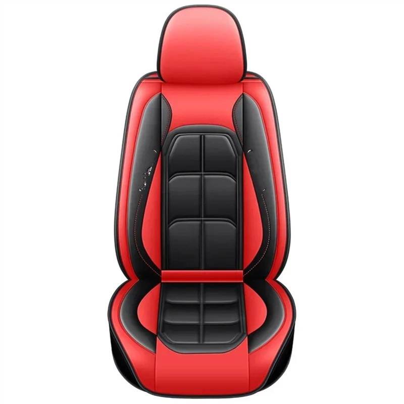 CVZXSDWLL Universal Für Fit Autositzbezug Ganzjahres-Schutzmatte Mit Weichem Kissen Komplettpaket Sitzbezug Automobil-Innenraum Autositz-Schutzpolster Schonbezug Autositz(Red) von CVZXSDWLL