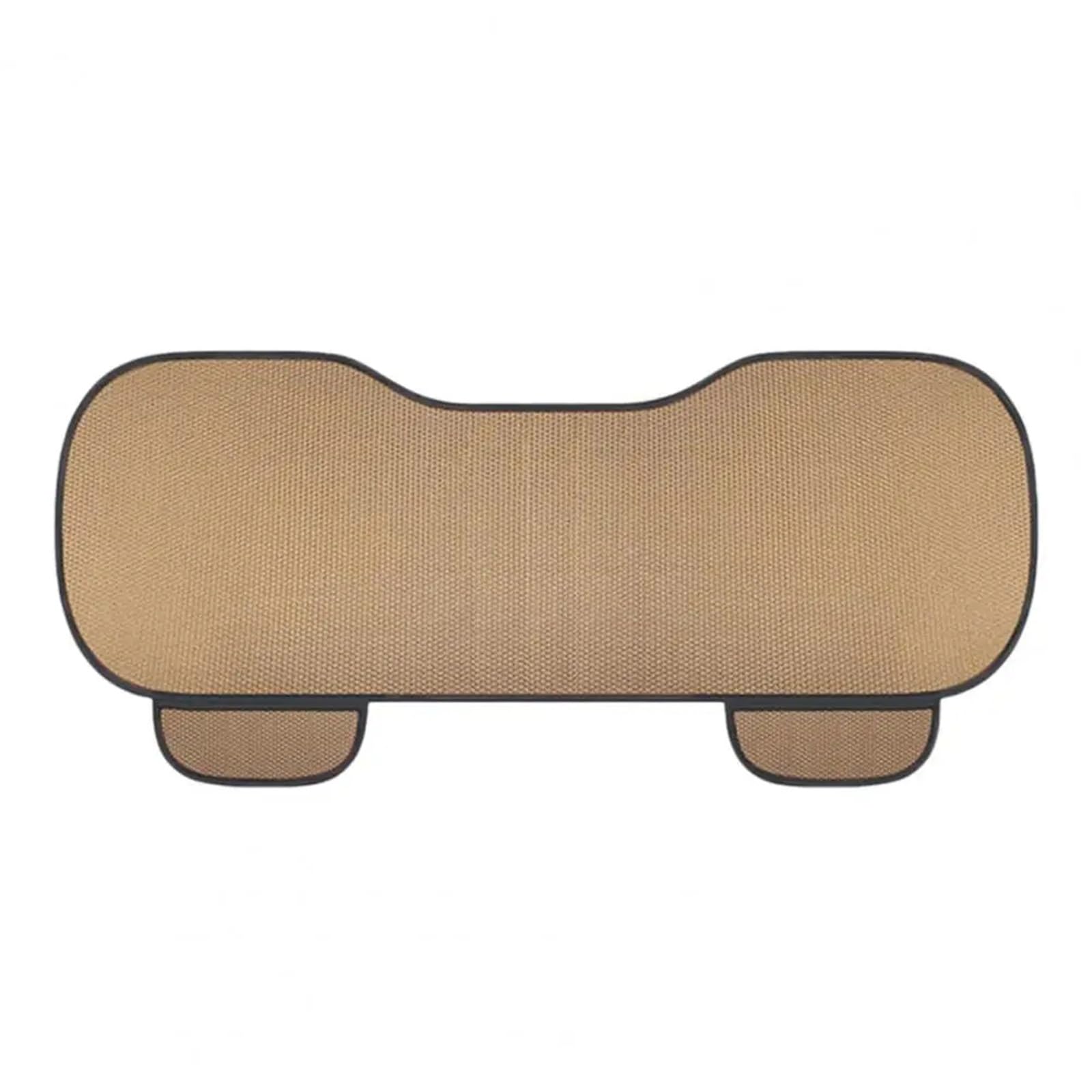 CVZXSDWLL Universal Sitzkissen Auto Sitzkissen Atmungsaktive Auto Sitz Abdeckung Kissen Automobil Innen Auto Kissen Schutz Matte Schonbezug Autositz(Beige,Rear) von CVZXSDWLL