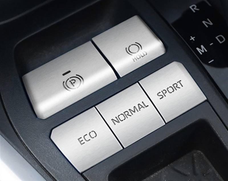 Kompatibel Mit Toyota Für RAV4 2019 2020 Auto Elektronische Handbremse Multimedia-Taste Abdeckung Trim Aufkleber Parkplatz Schalter Taste Innen Autoteile(3) von CVZXSDWLL