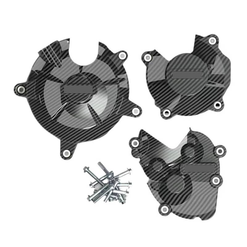 CWDQYNLG Motorrad Motor Statorabdeckung Motorrad Motor Abdeckung Set Für ZX6R 636 Für NI&nja ZX-6R 2007-2023 Motor Schutz Schutz Abdeckungen von CWDQYNLG