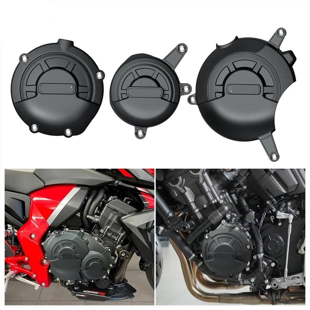 CWDQYNLG Motorrad Motor Statorabdeckung Motorradzubehör Motorabdeckungsschutzsatz für CB1000R 2011-2017 von CWDQYNLG