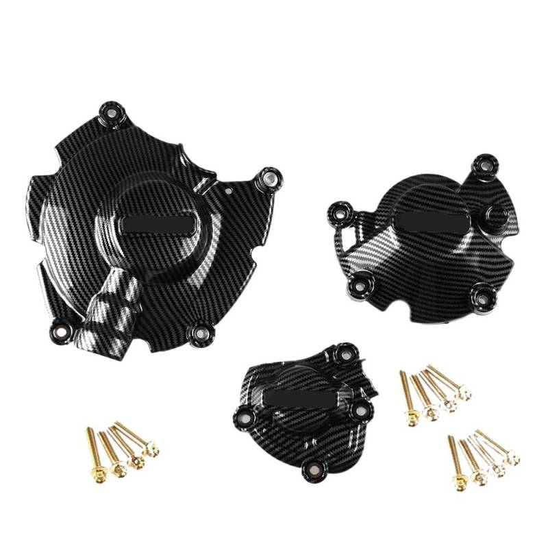 CWDQYNLG Motorrad Motor Statorabdeckung Motorräder Motor Abdeckung Schutz Für R1 R1M R1S 2015 16 17 18 19 2020 2021 2022 2023 2024 Motor Abdeckungen von CWDQYNLG