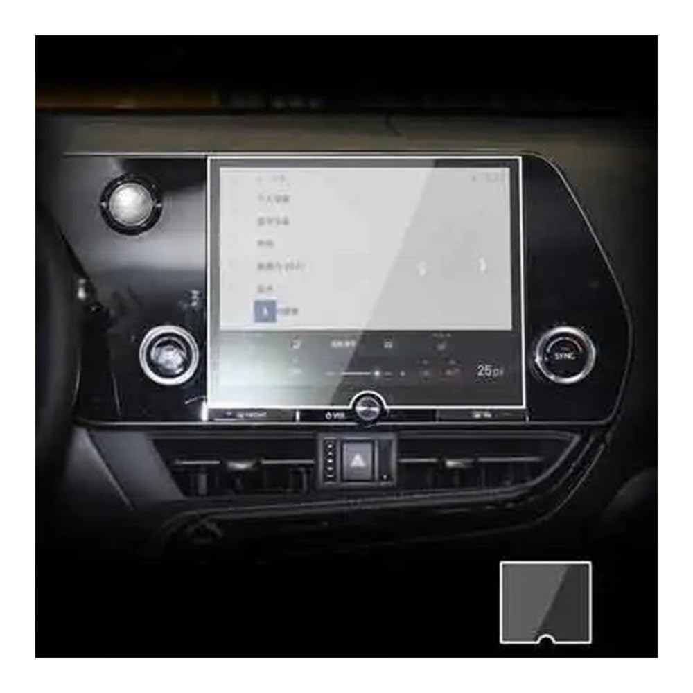 Displayschutzfolie Auto Navi Folie Auto GPS Bildschirm Gehärtetes Glas Schutz Film Auto Innen Zubehör Für Lexus Für NX NX450H NX350 NX250 NX350H von CWDQYNLG