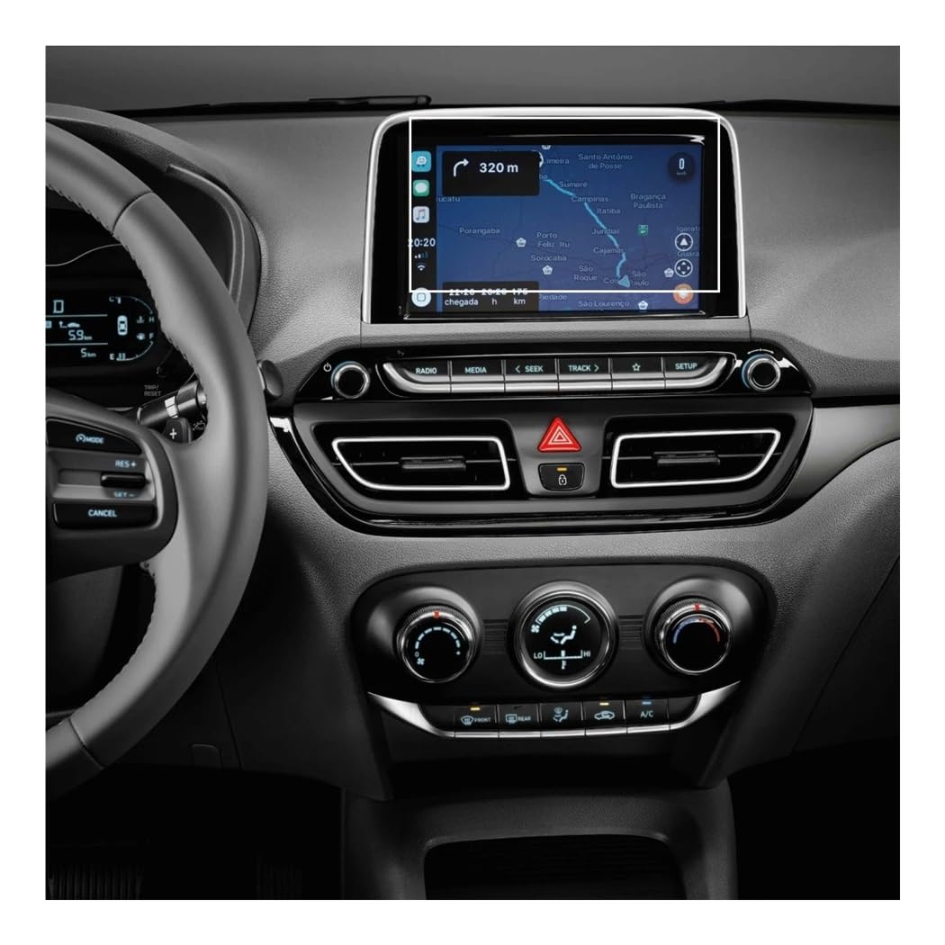 Displayschutzfolie Auto Navi Folie Displayschutzfolie Aus Gehärtetem Glas Für HB20 2019 2020 2021 2022 2023 8 Zoll Auto-GPS-Navigationsfolie von CWDQYNLG