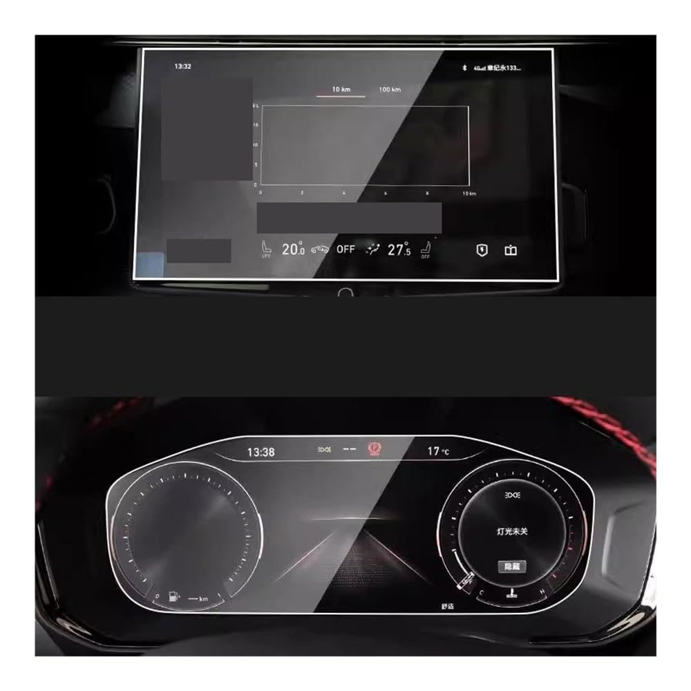 Displayschutzfolie Auto Navi Folie Displayschutzfolie Aus Gehärtetem Glas Für Lynk&co 01 2021 2022 2023 Auto-Infotainment-Bildschirm GPS-Navigation von CWDQYNLG